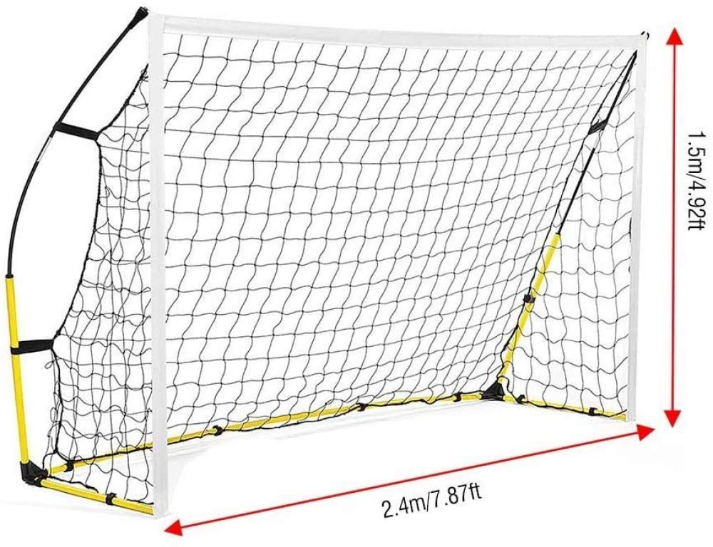 Portable Soccer Rebounder Net - Quick Assembly Soccer Training Equipment for Shooting Practice | Perfect for Backyard, Park & Beach Drills