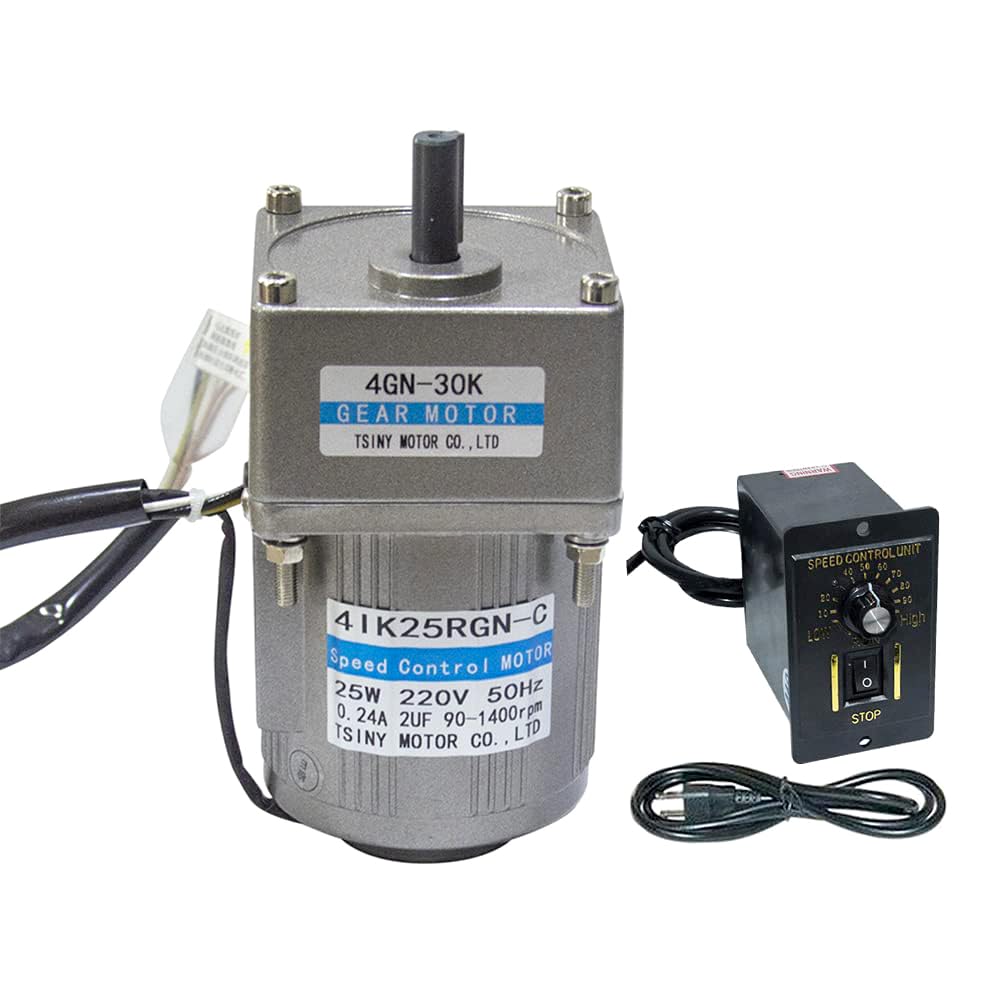 90W 110V AC Electric Motor Speed Controller for Gear Motors - Home & DIY Use