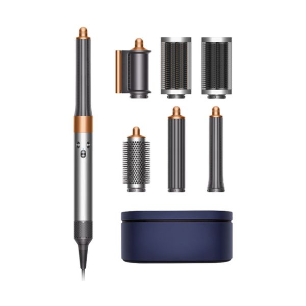 Dyson Airwrap Complete Styler Long Barrel Nickel & Copper - Certified Refurbished (Excellent Condition) with 1 Year Warranty - HS05 Model for Salon-Quality Hair Styling at Home