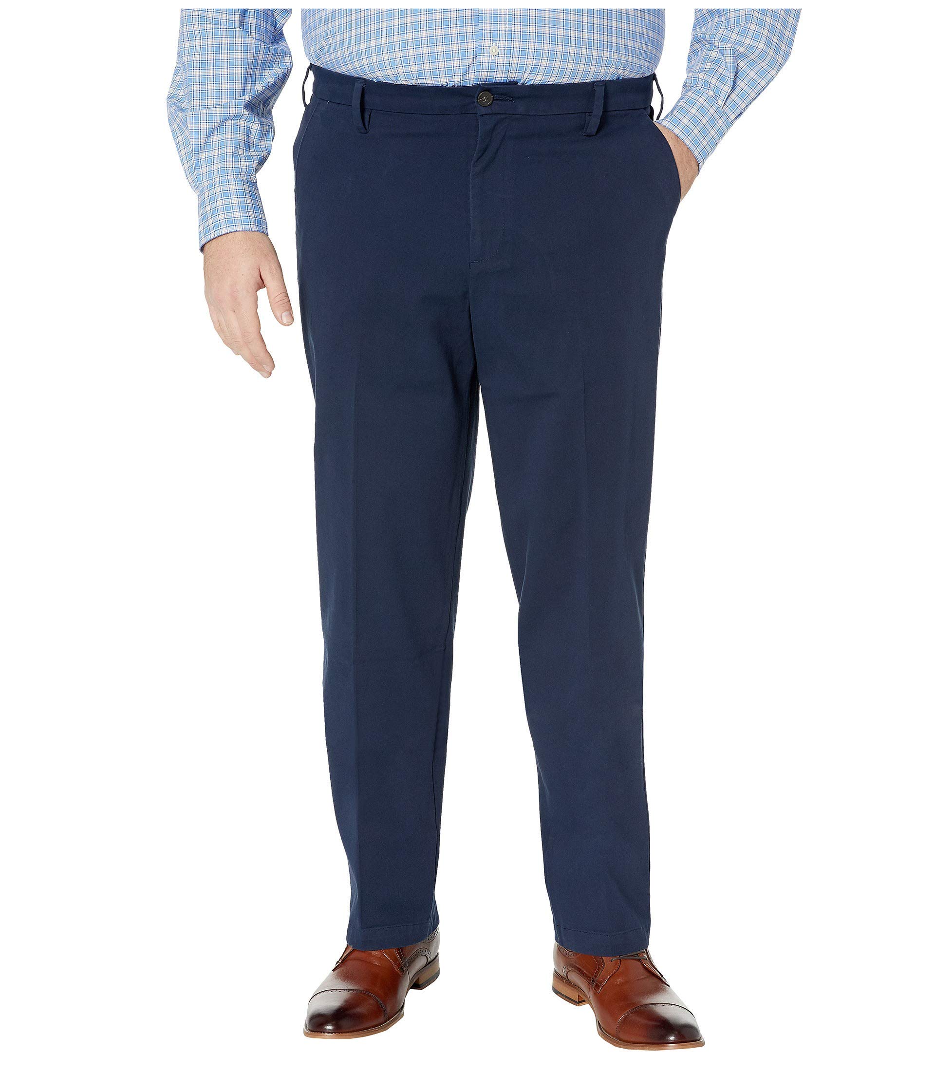 Dockers Men's Classic Fit Workday Khaki Smart 360 FLEX Pants - Comfortable Office & Casual Wear for Business Professionals (Standard & Big & Tall Sizes) - Perfect for Office, Meetings & Smart Casual Occasions