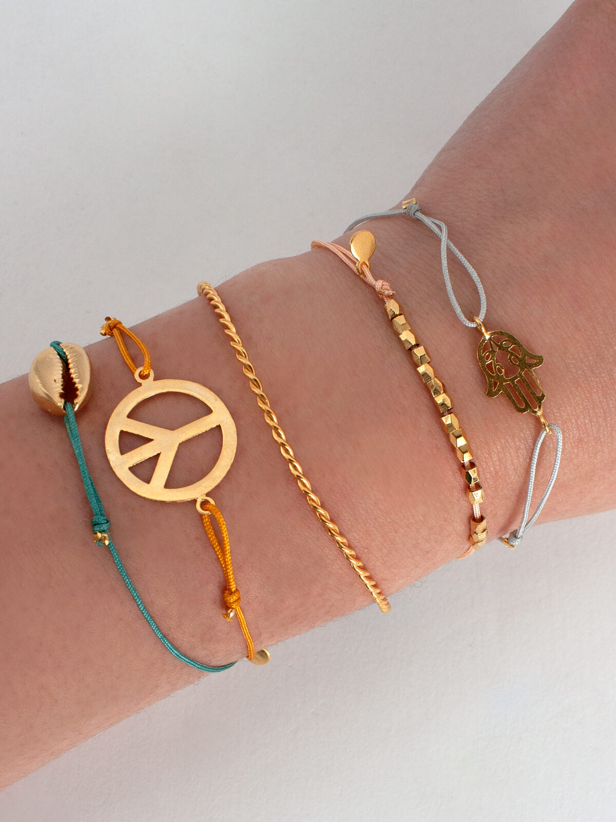 Gold Nugget Bracelets for Women - 14K Solid Gold Beaded Bracelet, Minimalist Dainty Jewelry Gift for Her - Perfect for Everyday Wear, Special Occasions & Layering