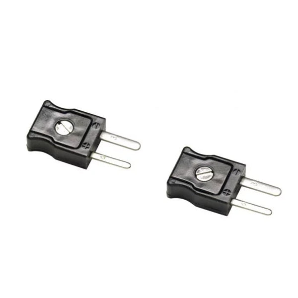 Fluke 80CJ M Type J Male Mini Connectors - High-Temperature Thermocouple Probe Accessory (Item No. 80CJ M) | Perfect for Industrial HVAC, Automotive Diagnostics & Laboratory Equipment Testing