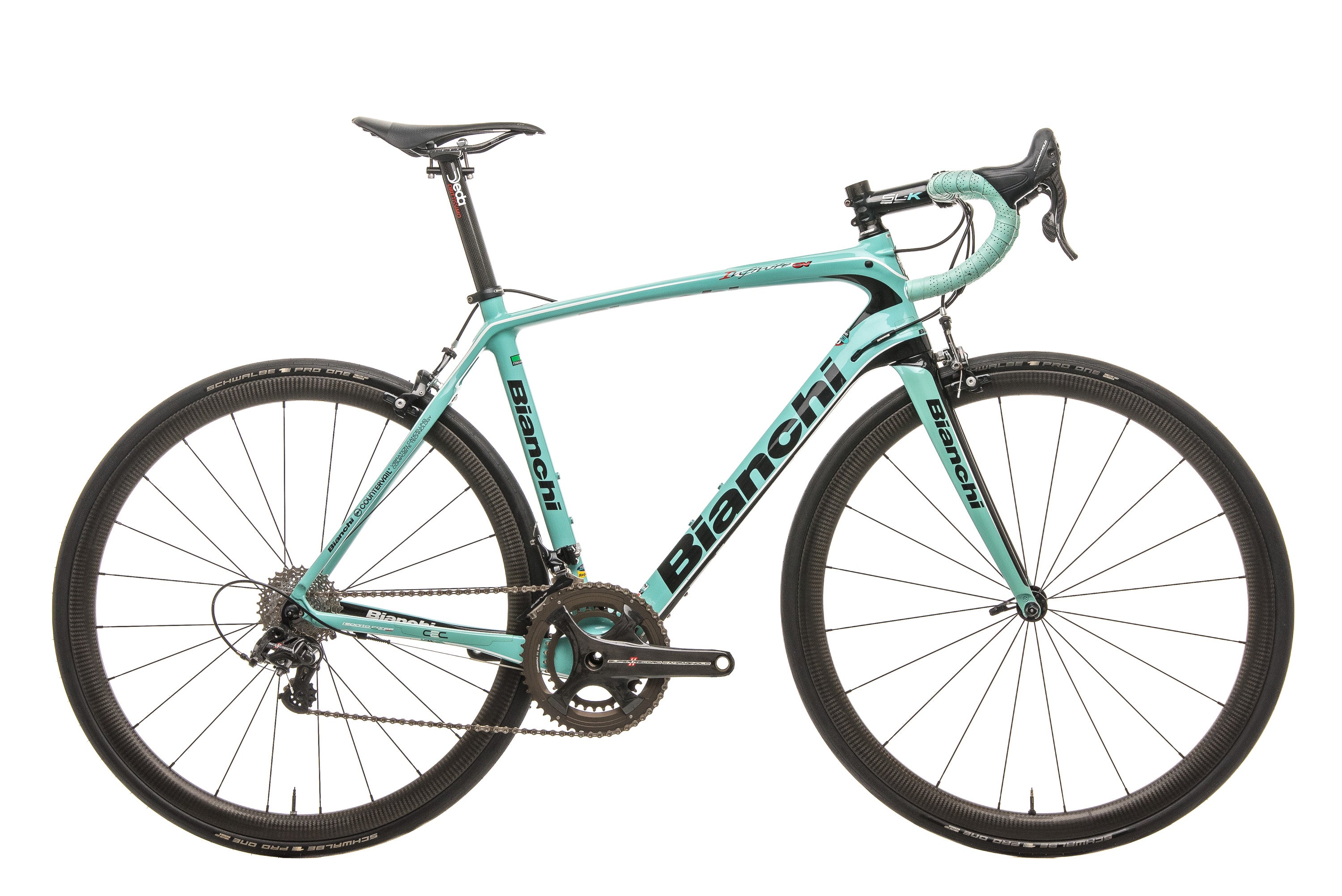 Bianchi Infinito CV Super Record Road Bike 2015 - 55cm Carbon Frame Racing Bicycle for Endurance & Long Distance Cycling | Perfect for Road Racing, Training & Commuting