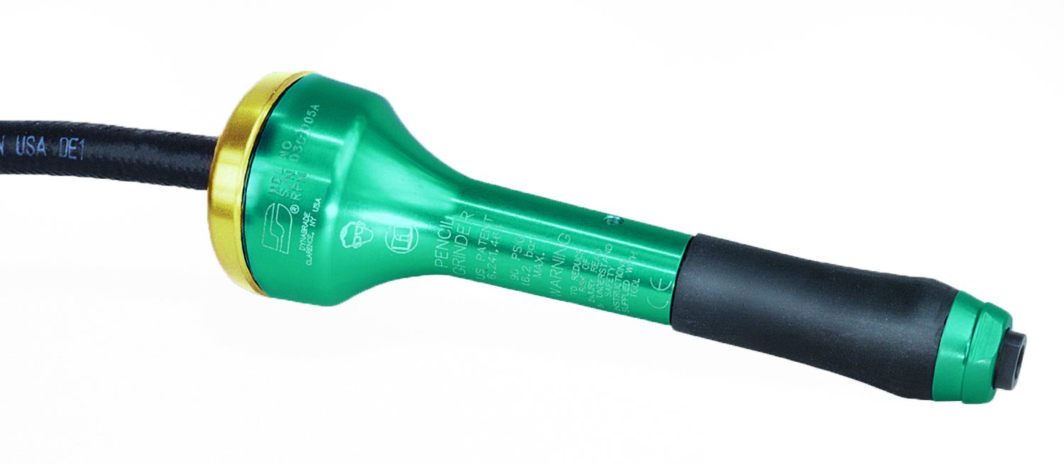 Dynabrade 51732 0.1 HP Straight-Line Pencil Grinder - Compact Air-Powered Tool for Precision Grinding, Deburring & Polishing in Metalworking & Woodworking Projects