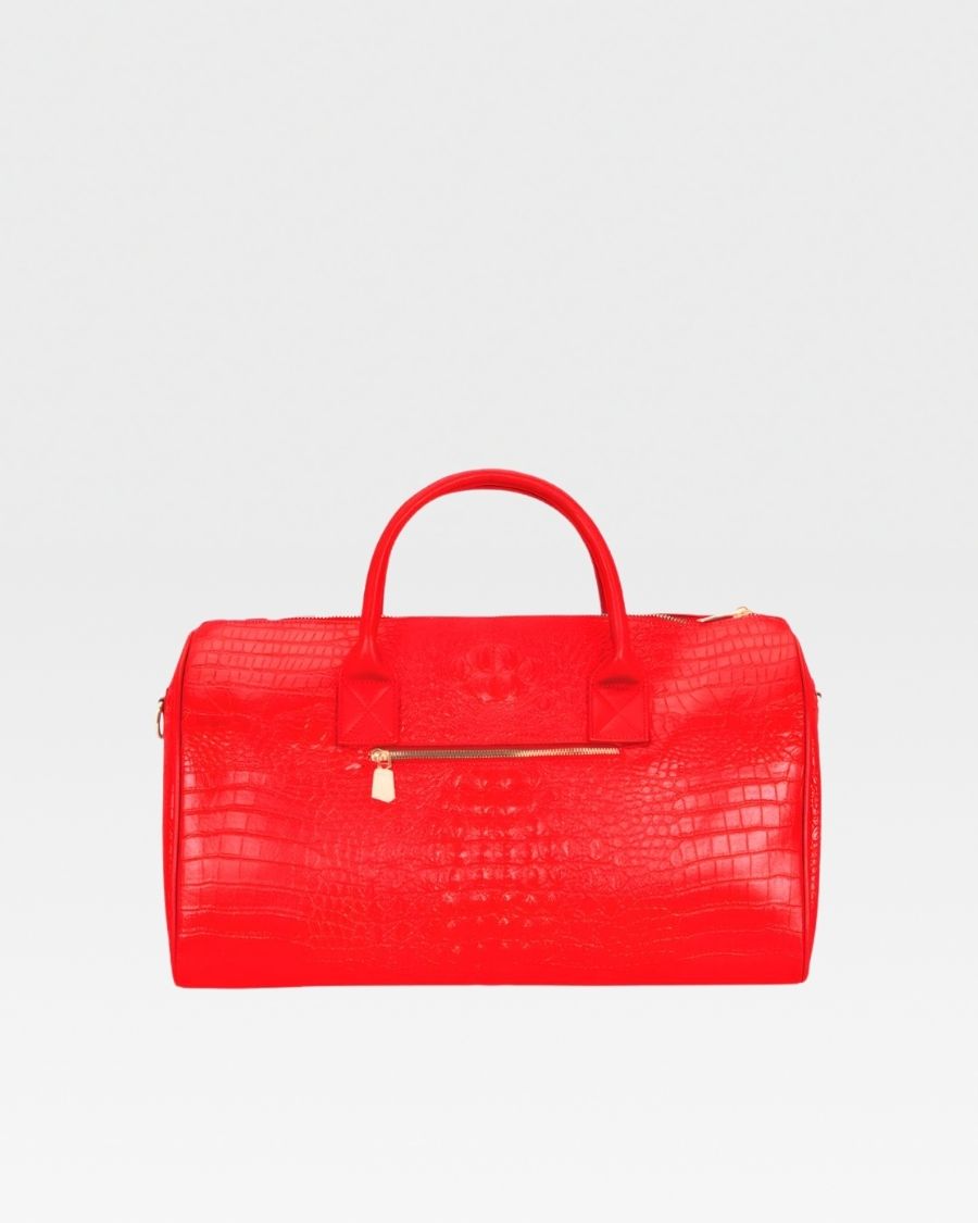 Apollo 2 Ultimate Travel Set - Premium Red Luggage Collection for Business & Vacation | Carry-On & Check-In Suitcase Combo