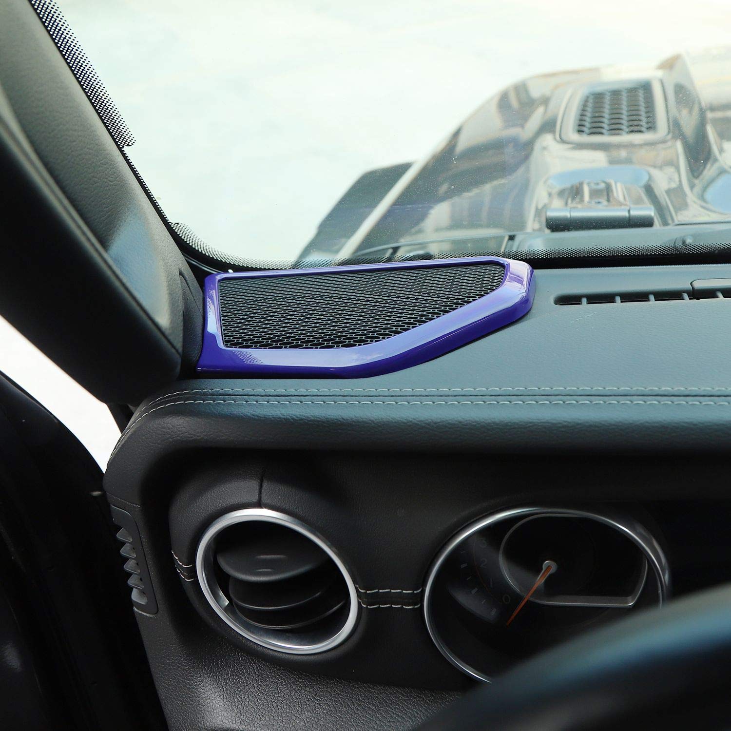 Voodonala ABS 4-Piece Purple Speaker Audio Trim & A Pillar Trim for 2018-2023 Jeep Wrangler JL/JLU & Gladiator JT - Interior Upgrade for Enhanced Sound & Style