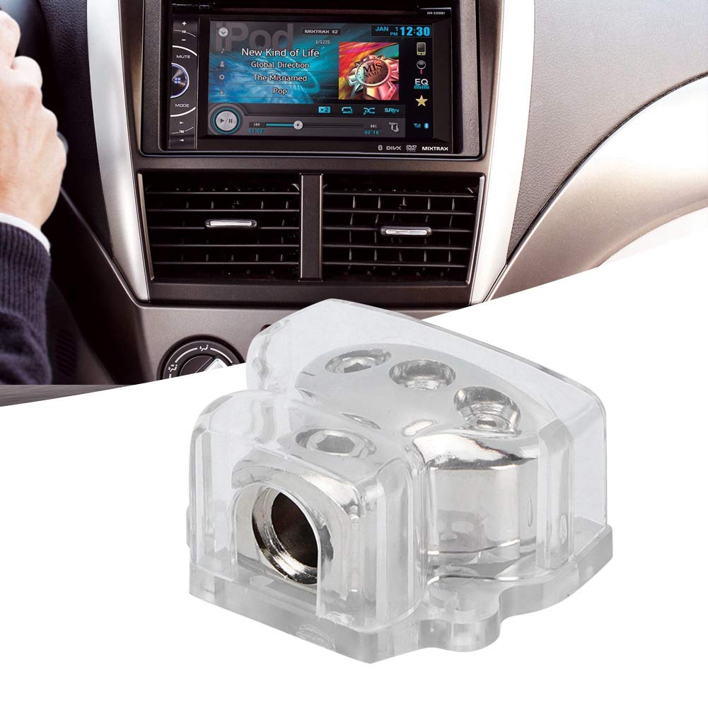 Car Audio Ground Distribution Block - High Power Cable for Car Audio Modification | Easy to Install & Use | Perfect for Car Stereo Upgrades & DIY Audio Projects