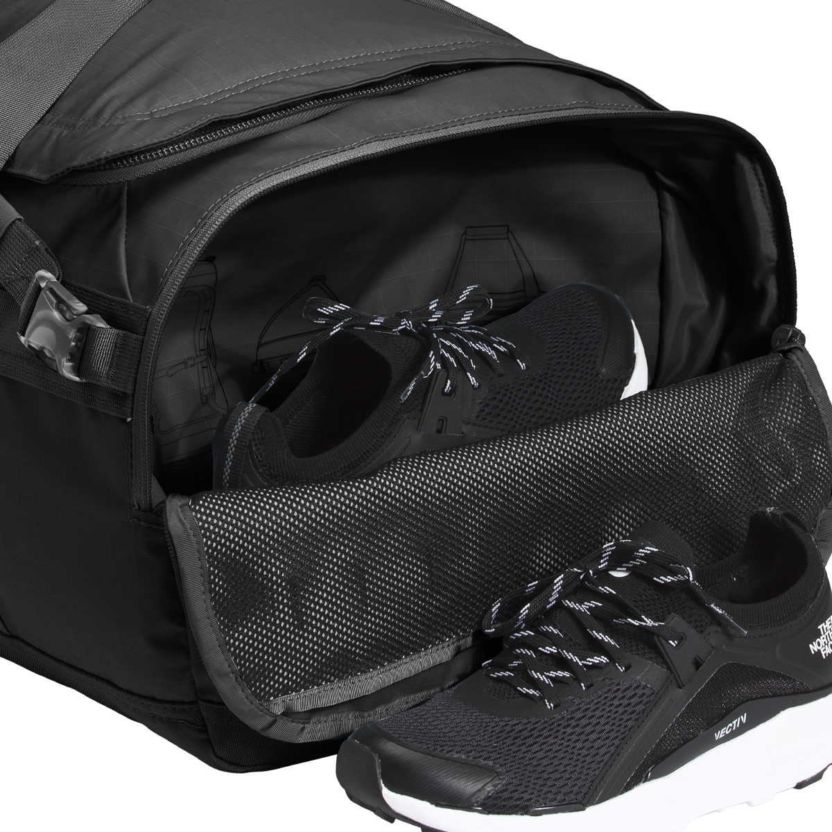 Base Camp Voyager Duffel Bag 62L - Large Travel Duffel for Camping, Hiking & Outdoor Adventures - Waterproof & Durable Gear for Men & Women