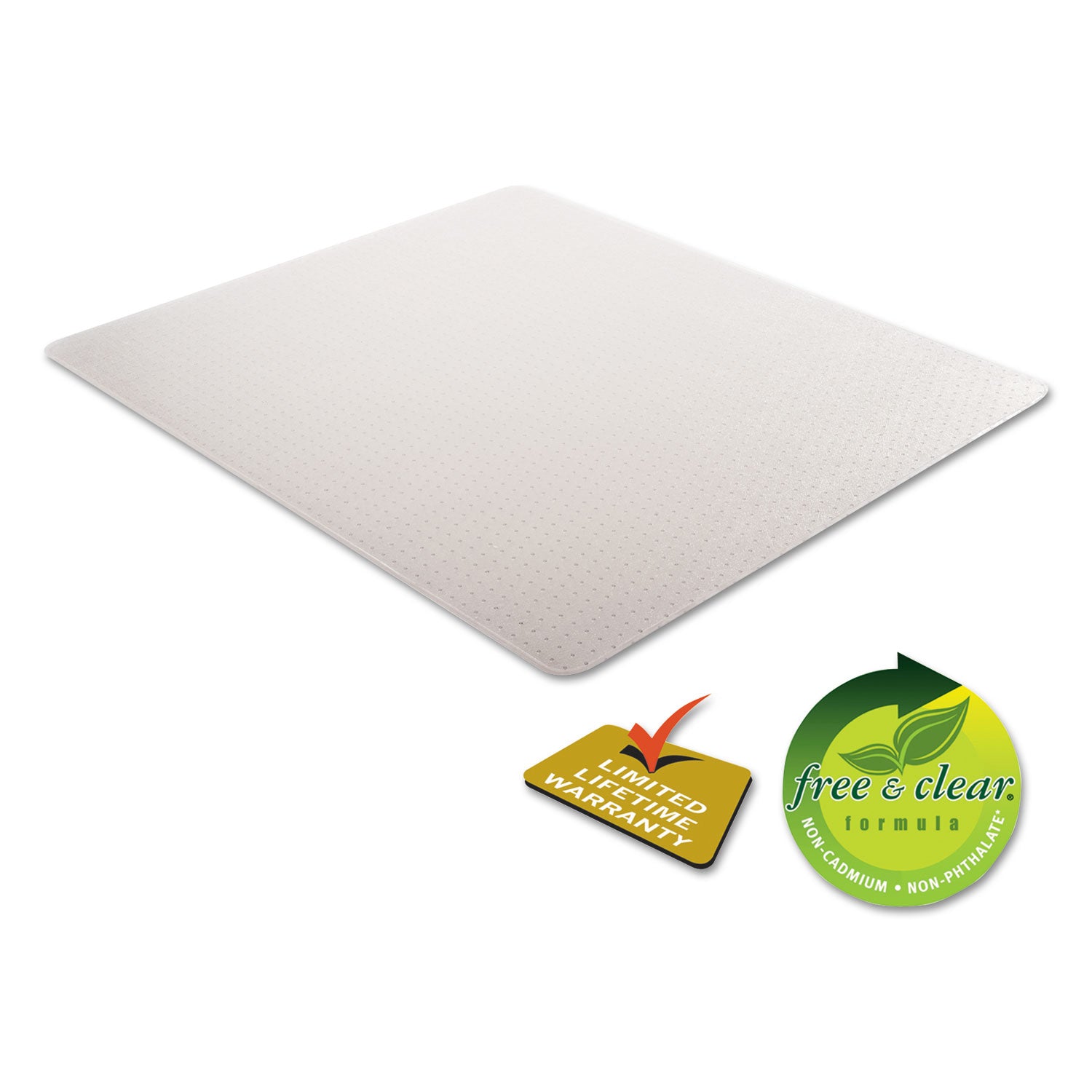 Alera® Studded Chair Mat for Flat Pile Carpet - 46