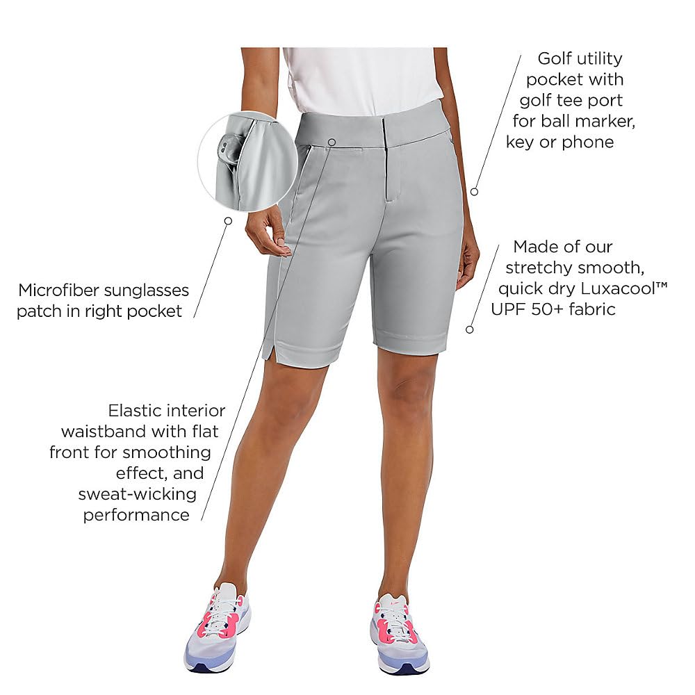 Coolibar UPF 50+ Women's Valorus Performance Short - Sun Protective Swim & Athletic Shorts for Beach, Pool & Outdoor Activities