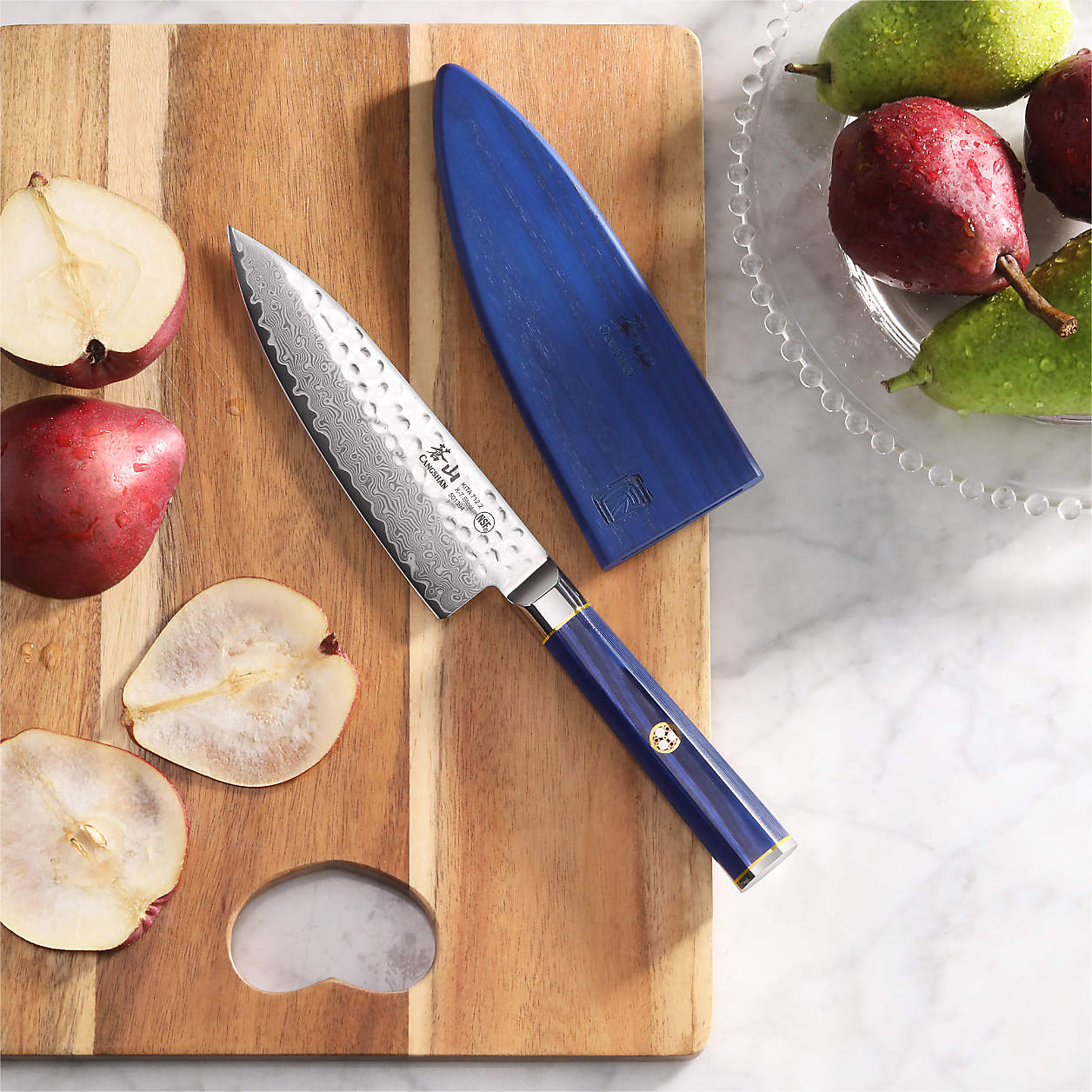 Kita 6 Chef Knife - Professional Japanese Damascus Steel Kitchen Knife for Slicing, Dicing & Chopping - Perfect for Home Cooks & Professional Chefs