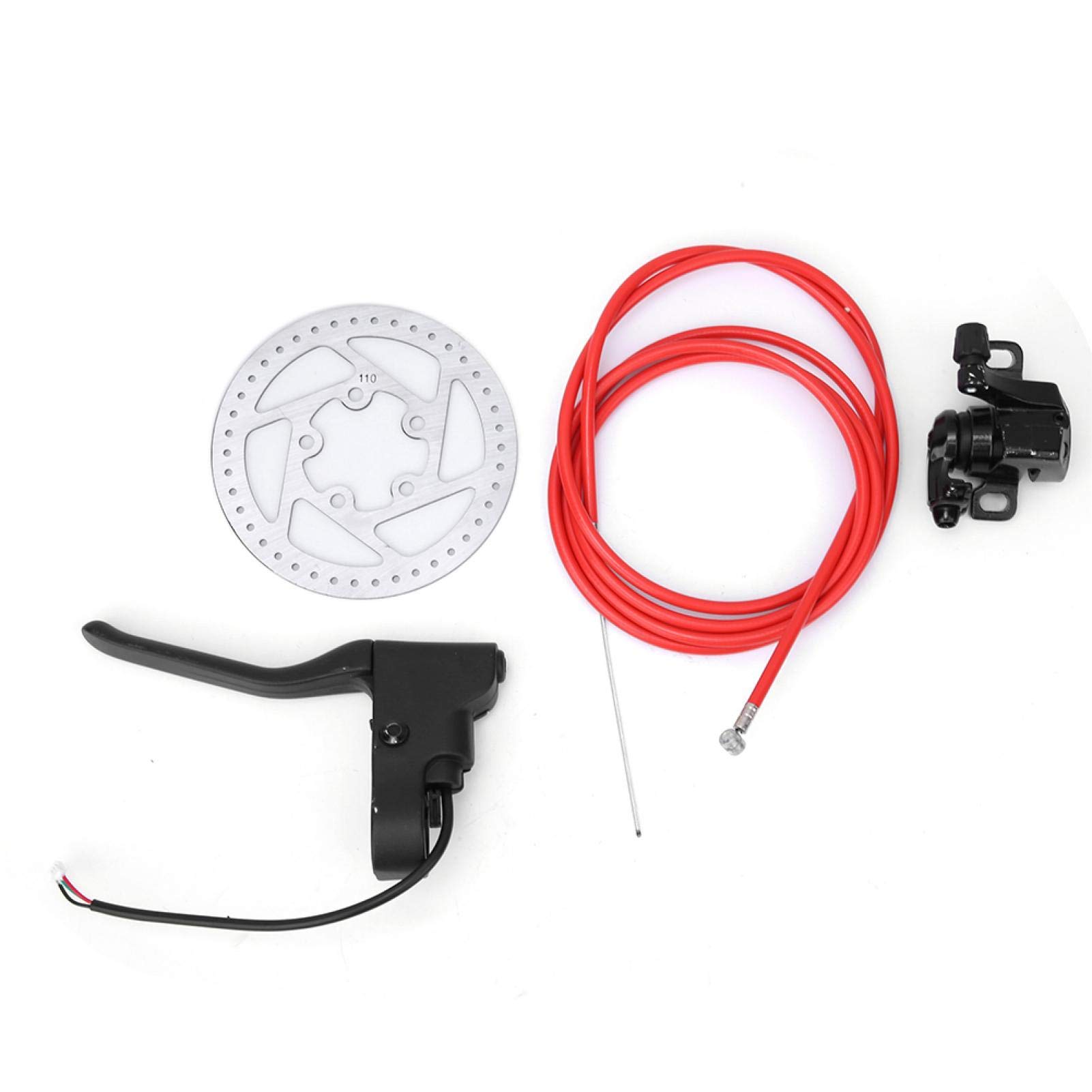 OUKENS Electric Scooter Disc Brake Kit - Metal Brake System with Handle & Cable for Xiaomi M365 - Perfect for Commuting & Urban Riding