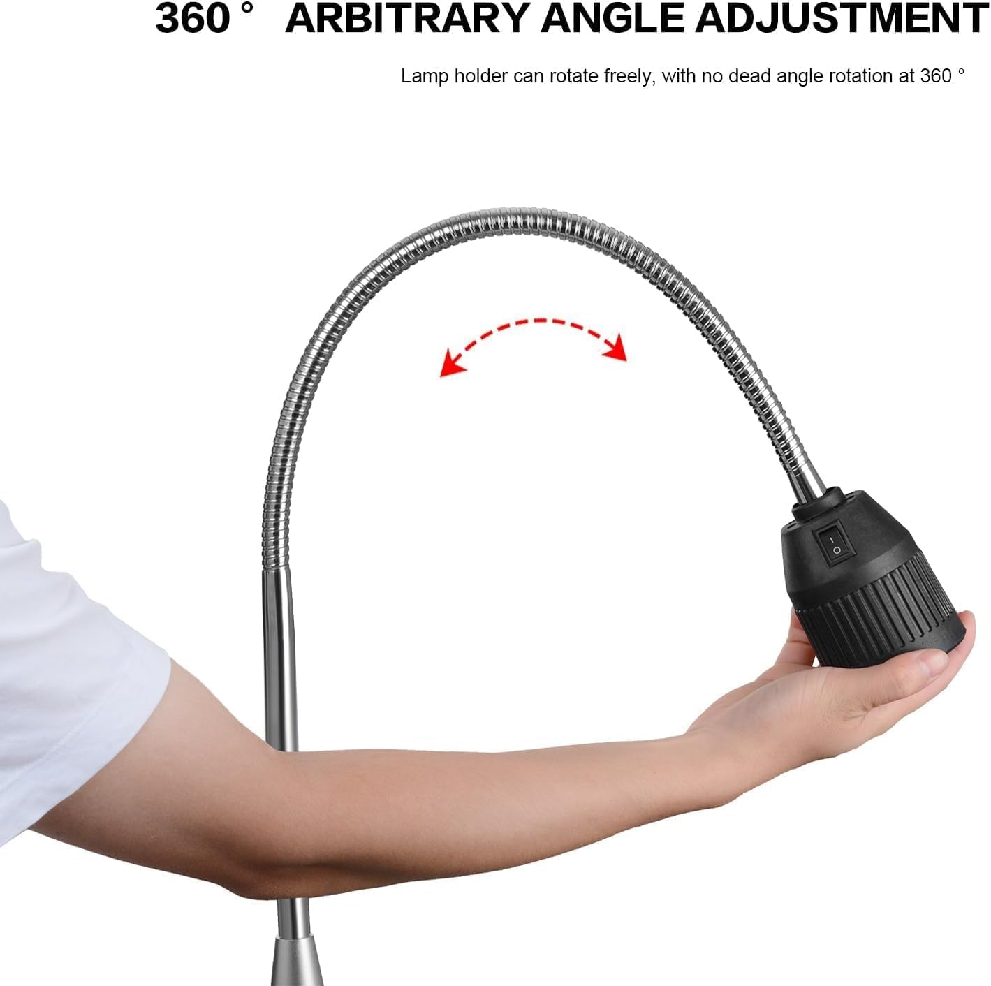 BONEW 35W LED Shadowless Floor Standing Exam Light - Adjustable Medical Examination Lamp for Dental, Surgery, and Clinical Use - Perfect for Hospitals, Clinics, and Home Healthcare