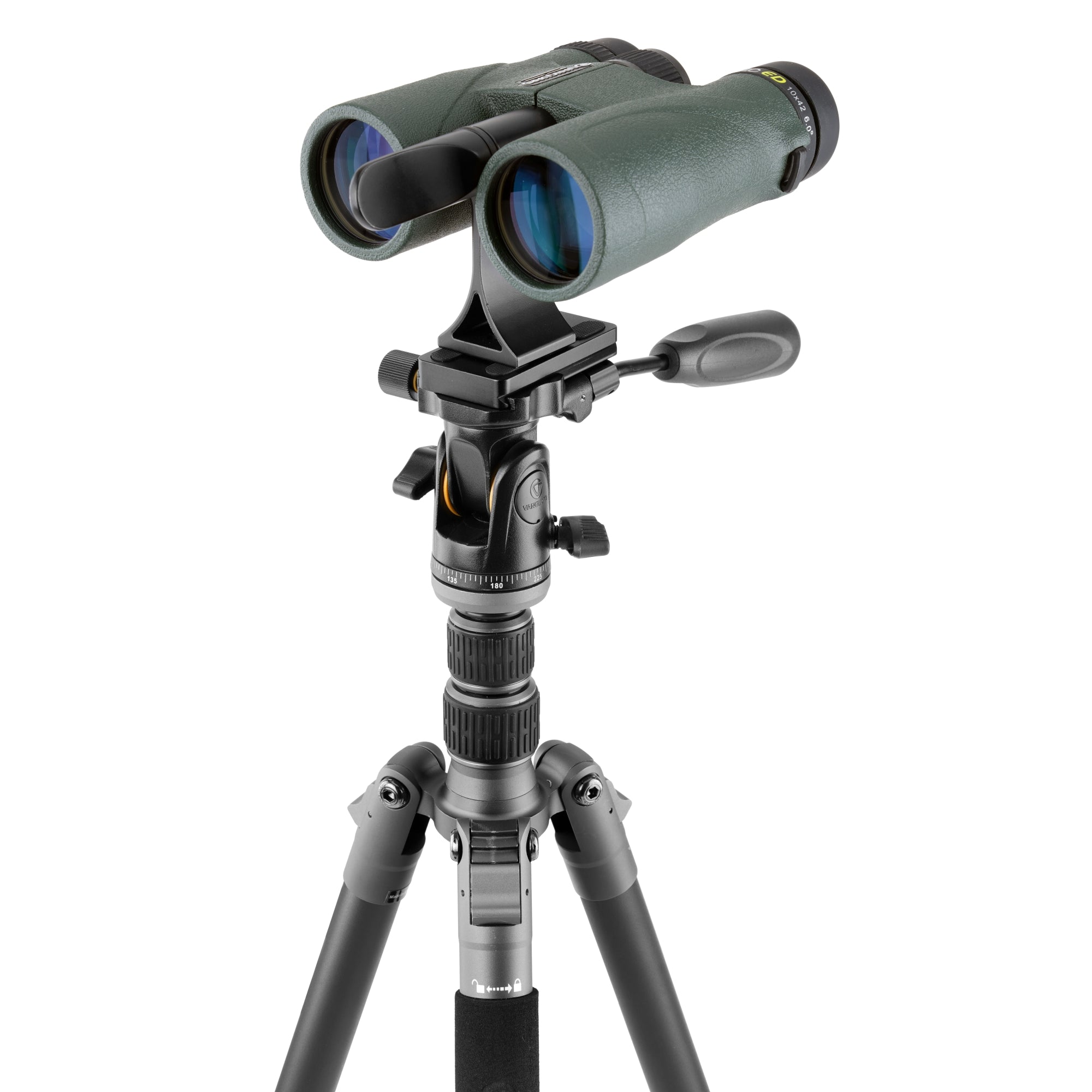 VEO 3 GO 235AP Aluminum Camera Tripod with Pan Head - Professional Photography & Videography Tripod for DSLR Cameras, Binoculars, Telescopes - Perfect for Travel, Outdoor Shooting, and Studio Use