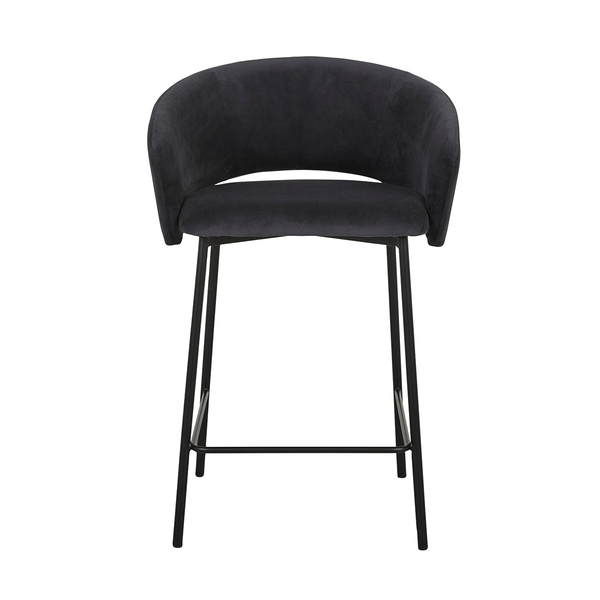 Asher Velvet Bar Stool 26