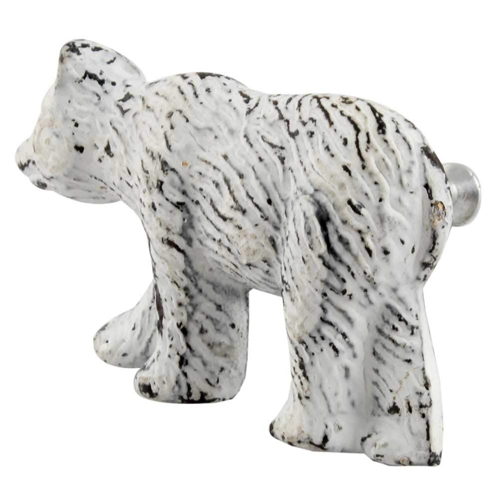 Vintage Bear Drawer Knobs - 2 Pack Antique Iron Cabinet Pulls for Kitchen, Dresser & Decorative Door Handles | Rustic Home Decor Upgrade for Cabinets & Furniture