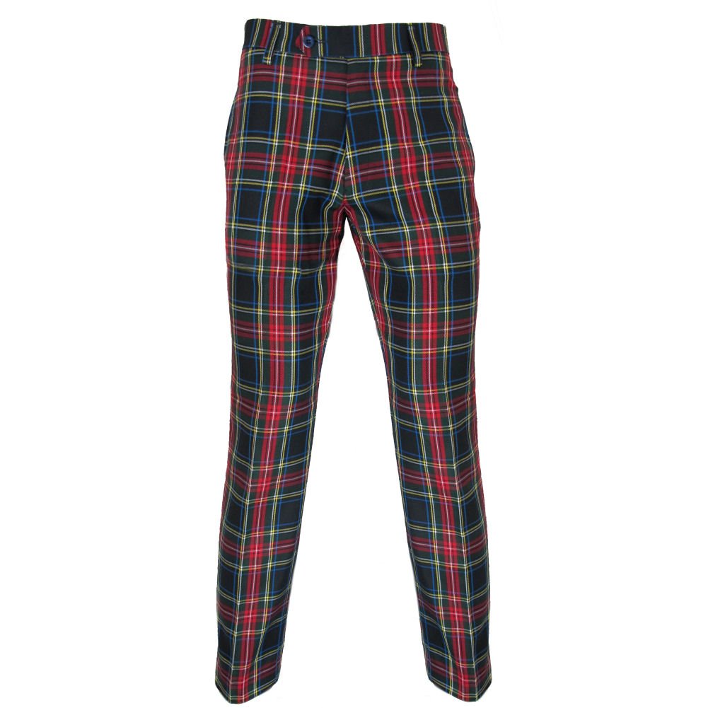 Men's Traditional Scottish Tartan Golf Pants - 31