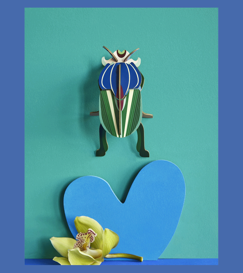 Mimela Scarab Beetle Small Insect Figurine - Realistic Collectible Bug Model for Home Decor, Nature Display & Educational Use | Perfect for Terrariums, Science Projects & Insect Enthusiasts