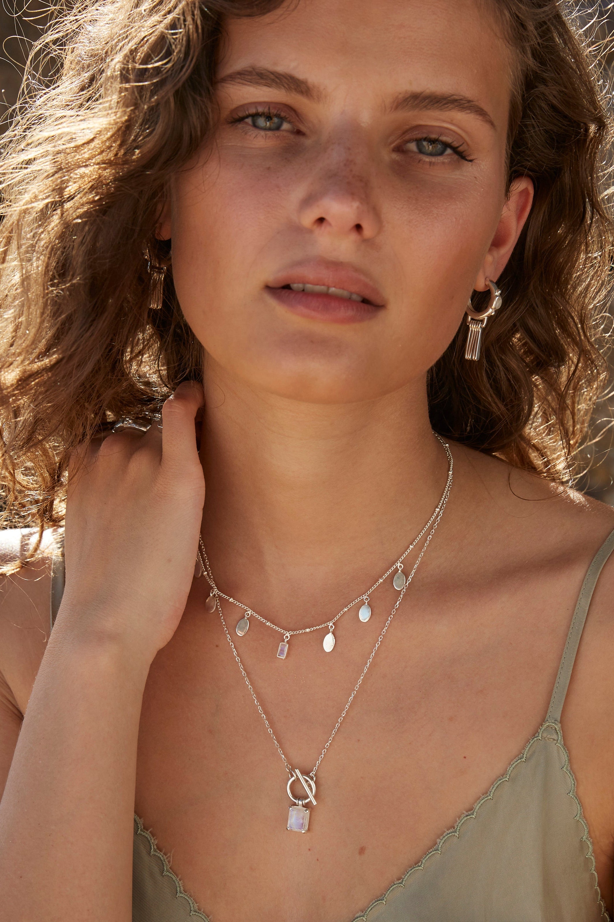 Alchemy Moonstone Silver Necklace for Women - Healing Crystal Jewelry for Meditation, Yoga & Spiritual Energy - Sterling Silver Pendant Gift for Her