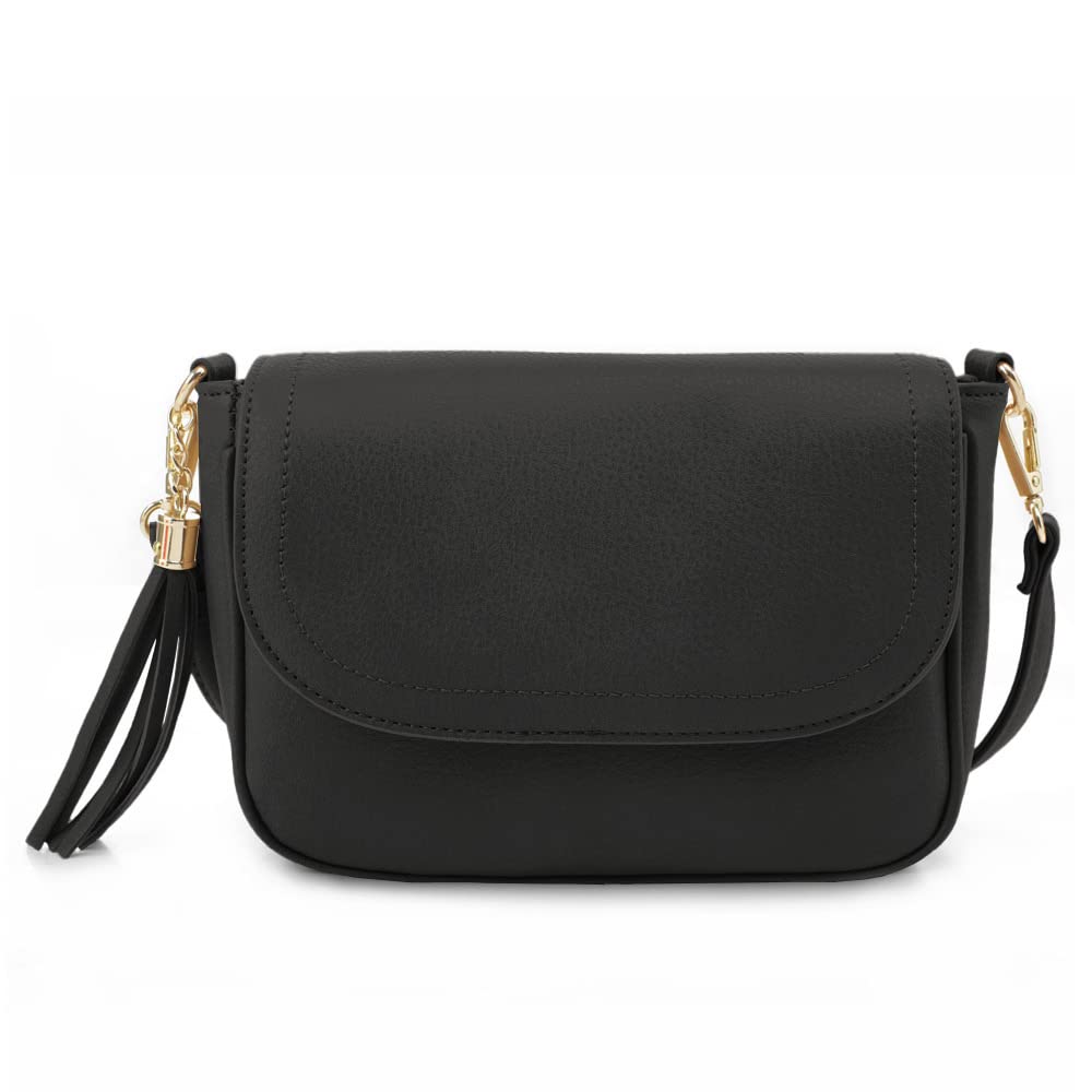Vegan Leather Small Crossbody Purse for Women - Stylish Clutch Handbag for Travel, Wedding & Everyday Use | Compact Shoulder Bag with Adjustable Strap