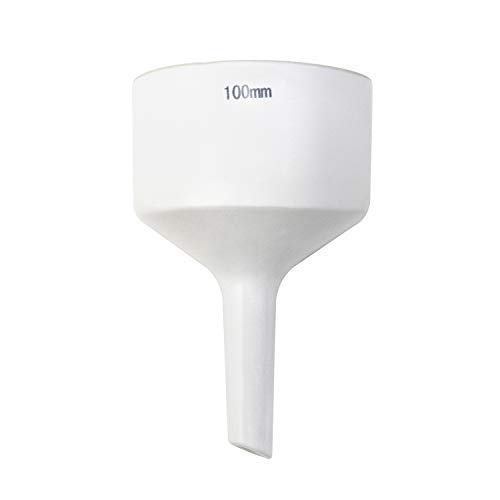 QWORK 100mm Porcelain Buchner Funnel - Laboratory Vacuum Filtration Kit for Chemistry Experiments & Scientific Research | Ideal for Solvent Filtration, Sample Preparation & Chemical Analysis