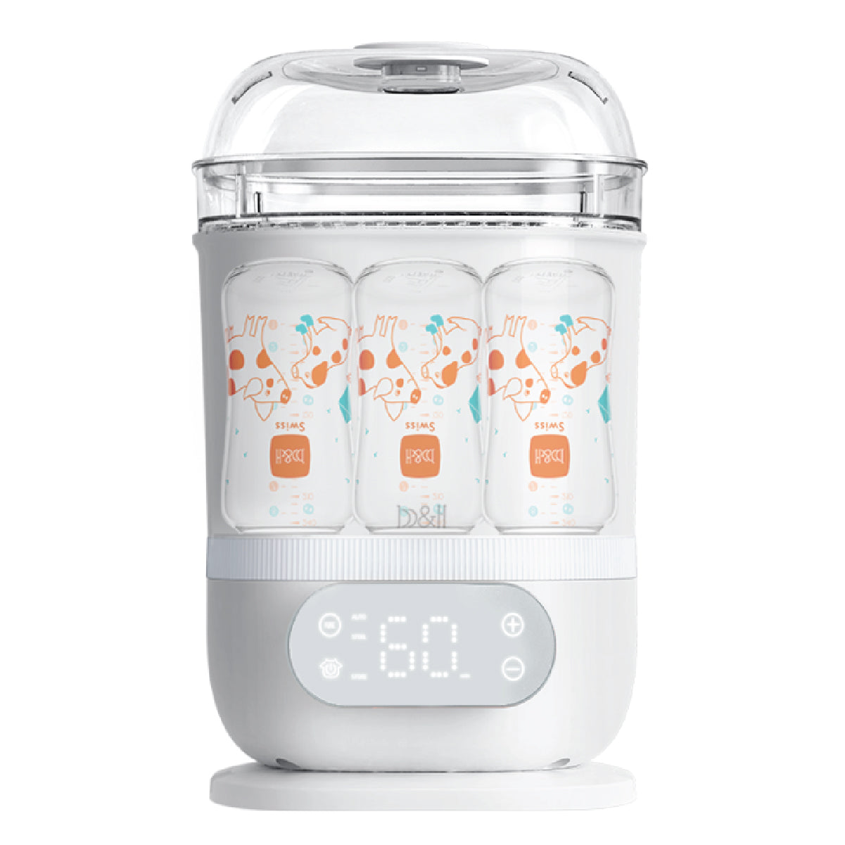 B&H Swiss Premium 8-in-1 Smart UV Sterilizer & Dryer - Perfect for Baby Bottles, Pacifiers, Makeup Tools & Home Disinfection