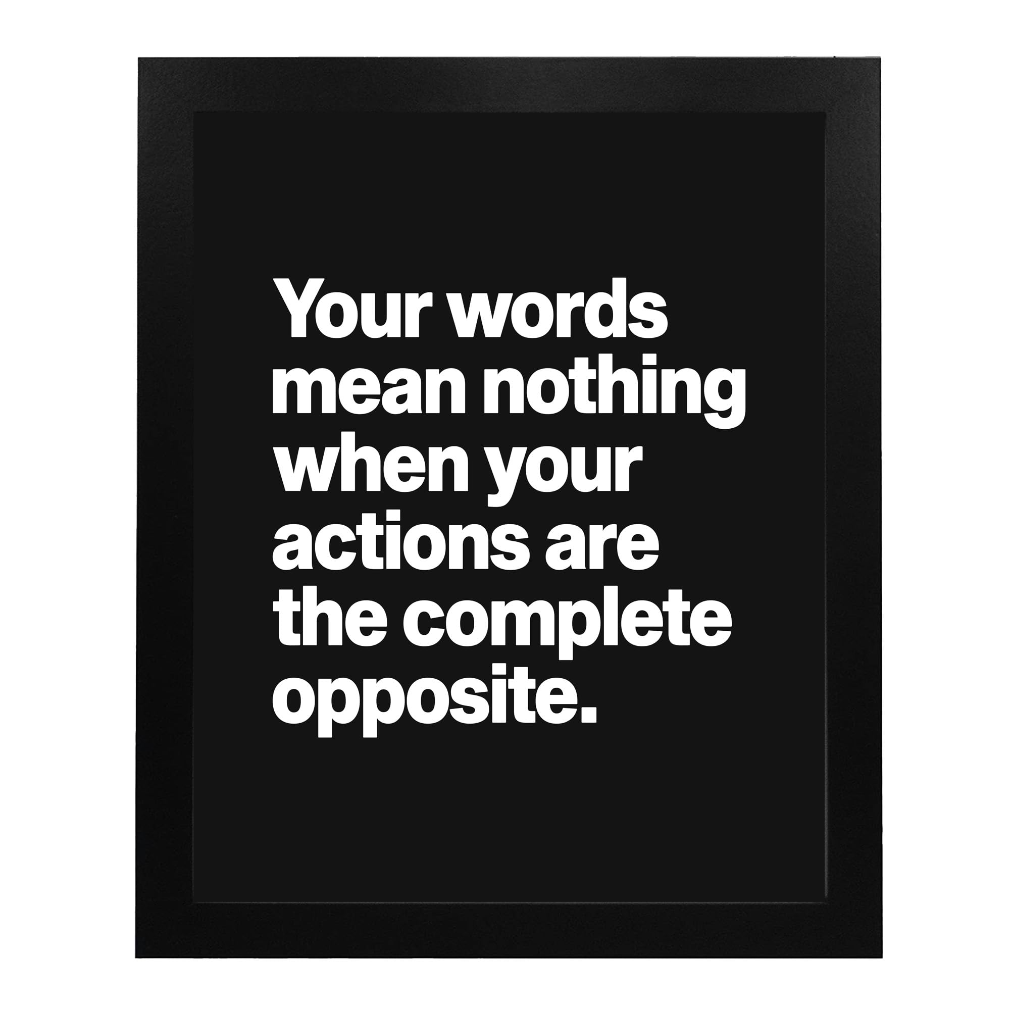 Inspirational Life Quotes Wall Art Print - Motivational Wall Decor for Home, Office & Dorm - Unframed 8x10