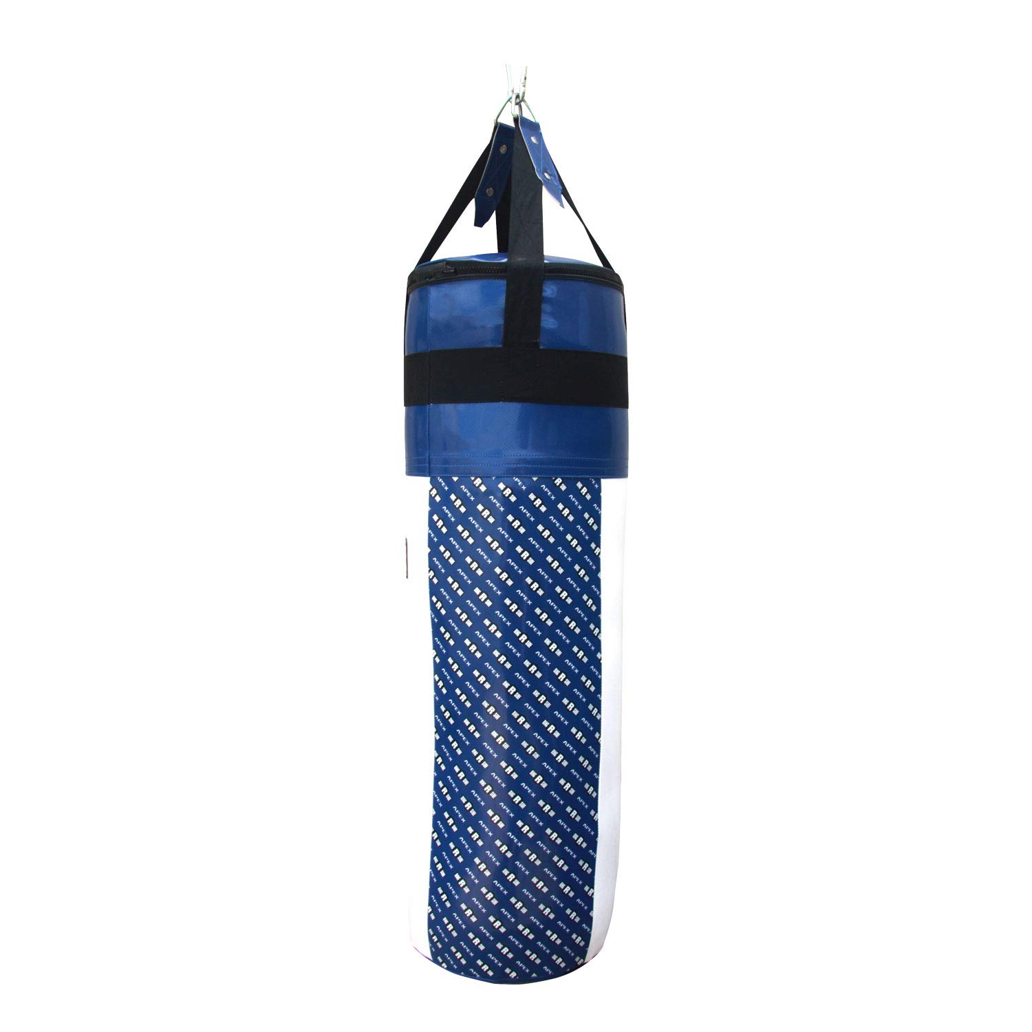 Ringside Apex 100 lbs Heavy Punching Bag for Boxing Training, MMA, Kickboxing & Workout - Includes Nylon Straps & Hanging Clip - Perfect for Home Gyms, Boxing Clubs & Martial Arts Studios