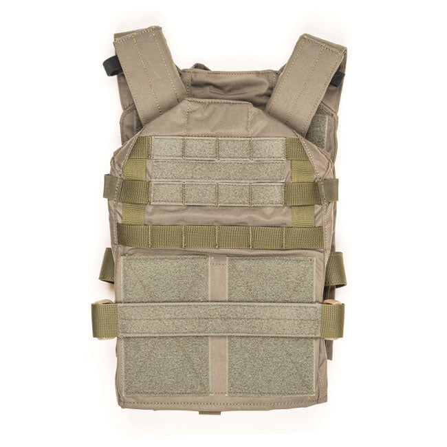 HRT RAC Plate Carrier Vest - Adjustable Tactical Body Armor for 10x12 & 11x14 Plates - Military & Law Enforcement Gear for Combat Training & Outdoor Survival