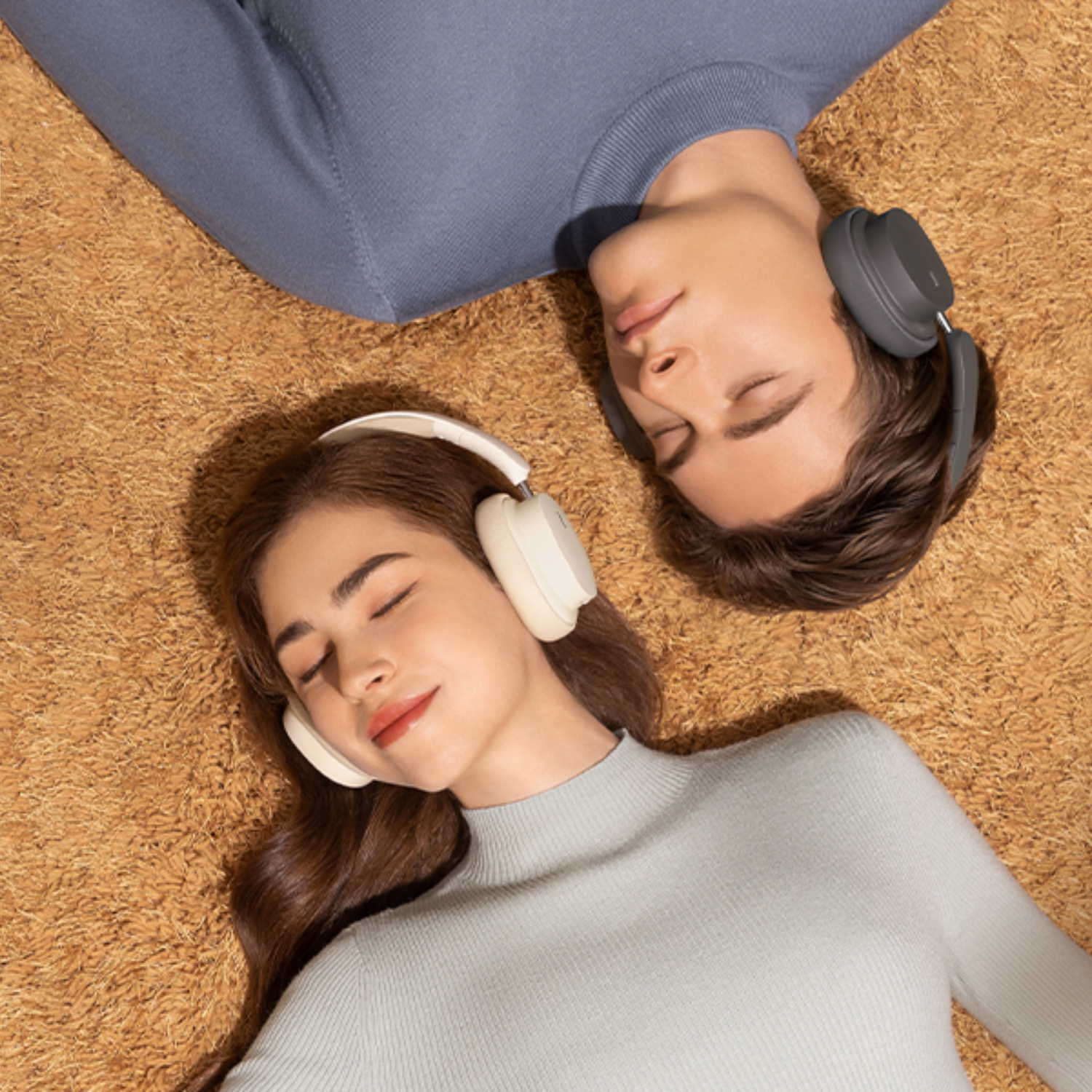 Baseus Bowie D05 Wireless Headphones - Bluetooth 5.0, Hi-Fi Stereo Sound, 30H Playtime, Lightweight Over-Ear Design (Gray) - Perfect for Work, Travel & Gaming