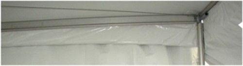 10' Heavy Duty Vinyl Rain Gutters for High Peak Frame Canopy Tents - Perfect for Outdoor Parties, Events & Camping (Tent Not Included)