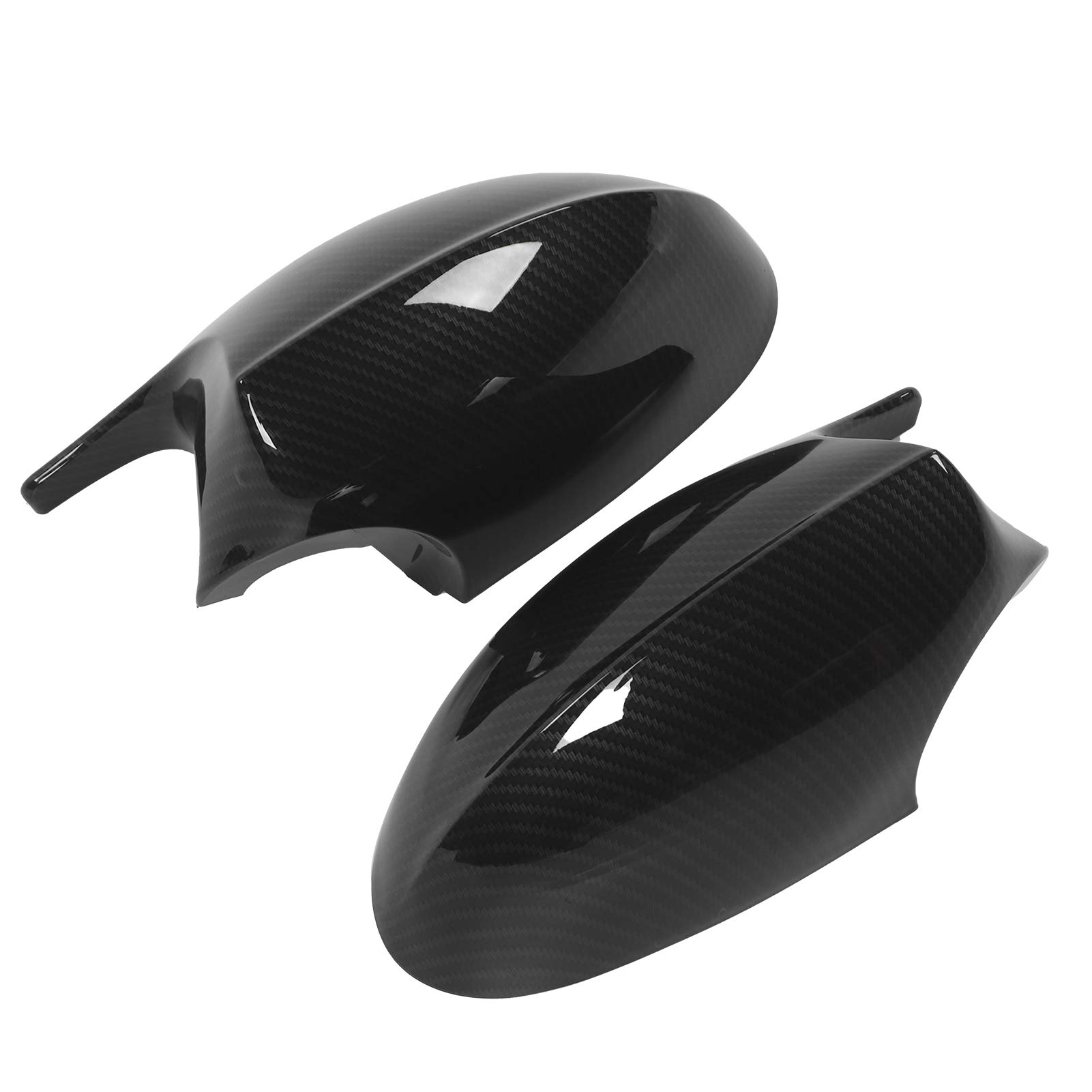 2PCS Carbon Fiber Side Mirror Covers for BMW E90 E91 E92 E93 - Protective Shell Trim for Wing Mirror & Rearview Mirror - Easy Installation & Weatherproof Design (Perfect for Car Enthusiasts & Daily Driving)