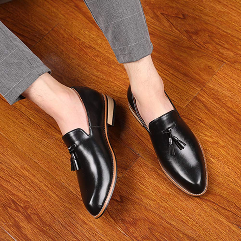 Premium Men's Leather Loafers - Large Size Business & Casual Slip-On Shoes for Walking, Office & Boat Wear | Comfortable & Stylish for Everyday Use