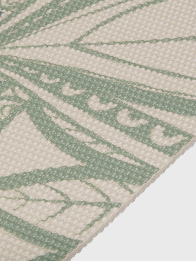 Gaiam Printed Point Non-Slip Yoga Mat 5mm Thick - Premium Exercise Mat for Home & Studio Workouts, Pilates, and Meditation
