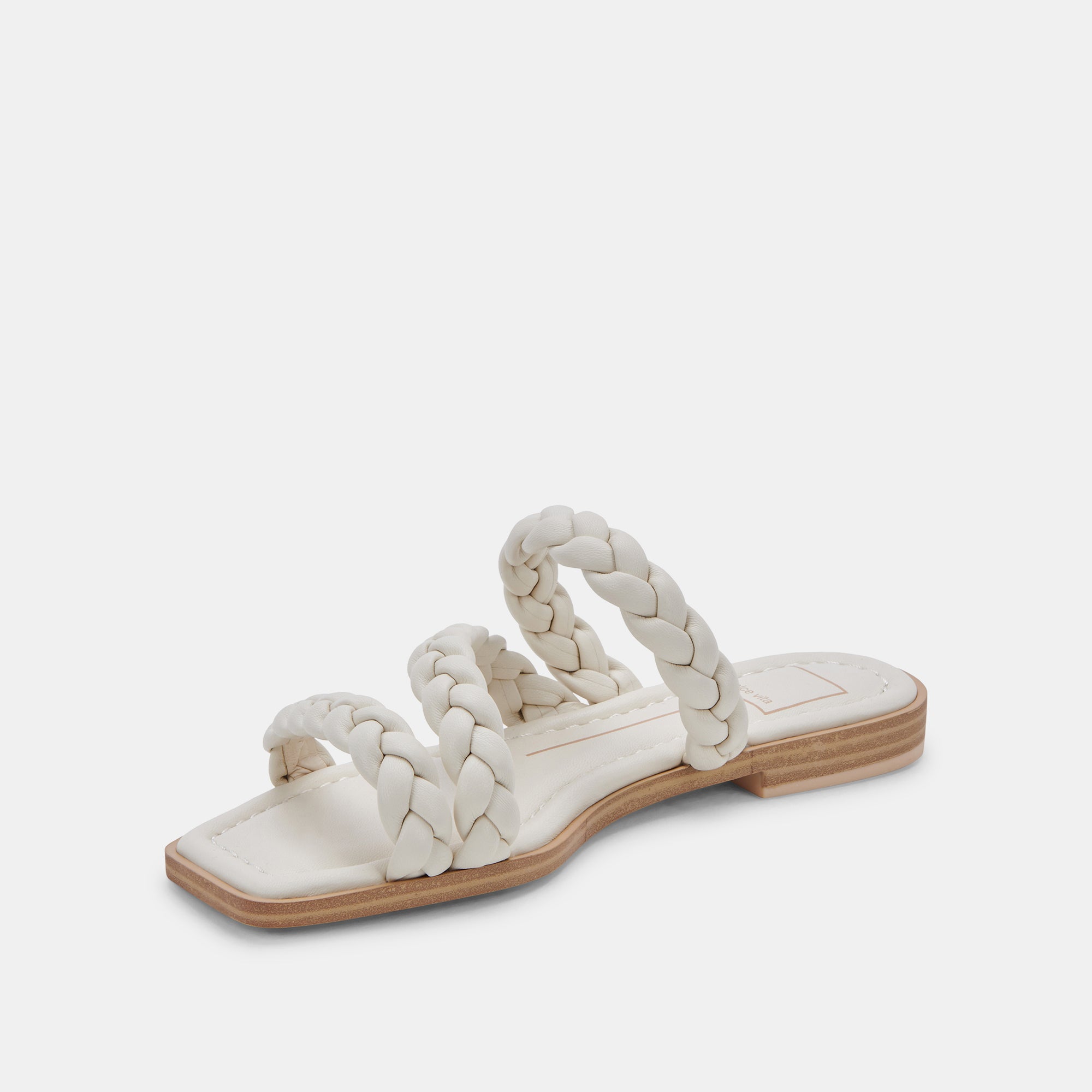 IMAN WIDE SANDALS IVORY STELLA - Comfortable Women's Summer Sandals with Arch Support | Perfect for Beach, Vacation & Casual Wear