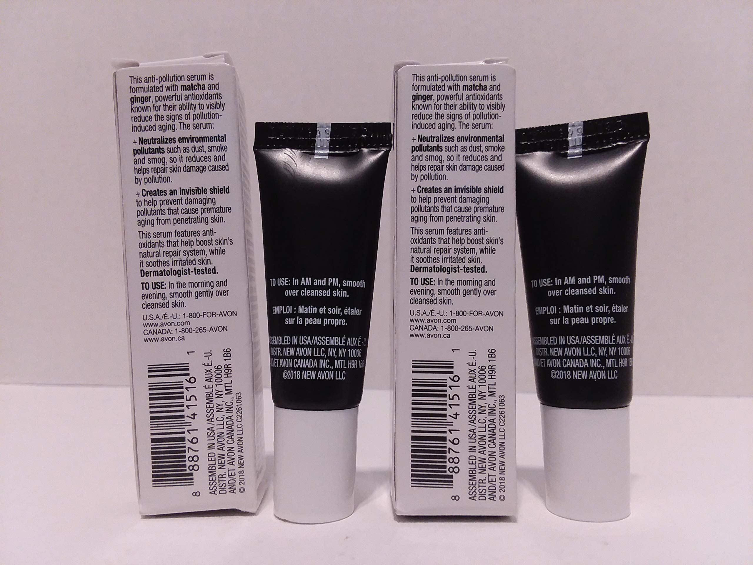 Avon Anew Neutralize Anti-Pollution Serum - 2 Pack Travel Size Trial Kit for Face & Skin Protection | Perfect for Daily Use, Travel & On-The-Go Skincare Routine