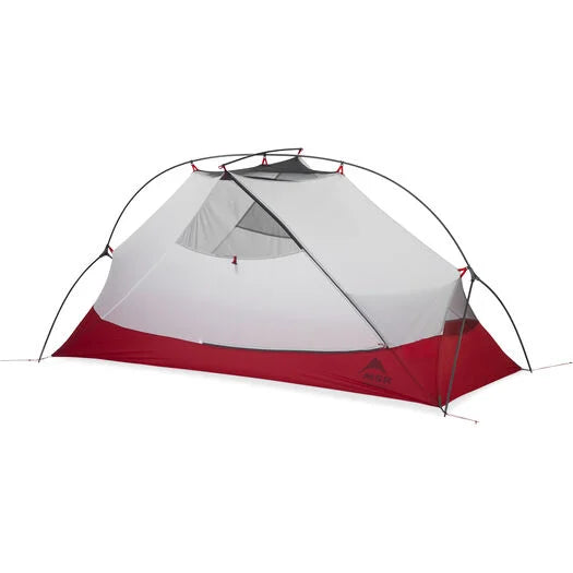 MSR Hubba Hubba 1-Person Lightweight Backpacking Tent - Ultralight Compact for Solo Hiking, Camping & Outdoor Adventures