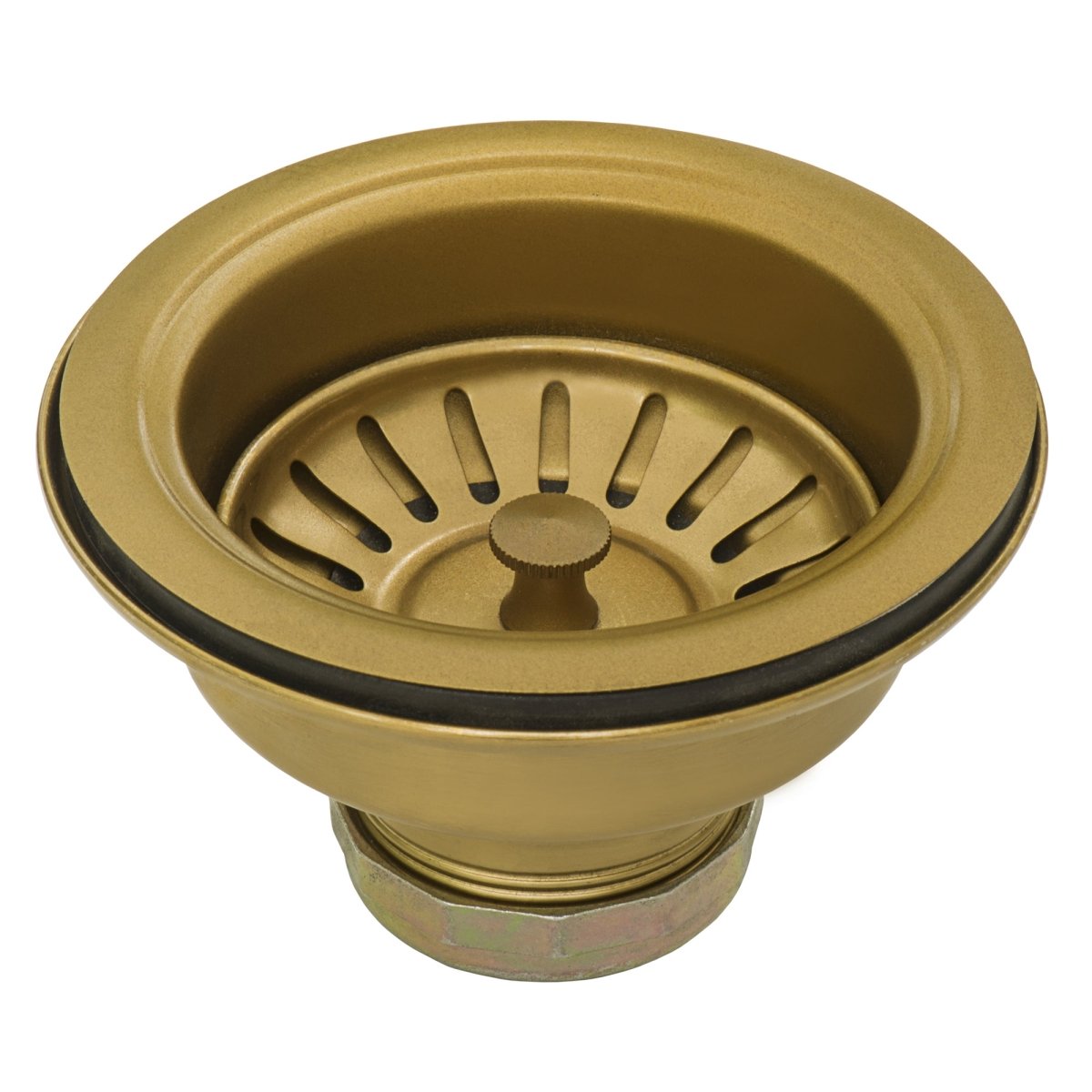 36 Inch Apron Front Farmhouse Kitchen Sink - Brass Tone Matte Gold Stainless Steel Single Bowl for Modern Farmhouse & Rustic Kitchen Decor | Perfect for Cooking, Washing Dishes & Food Prep