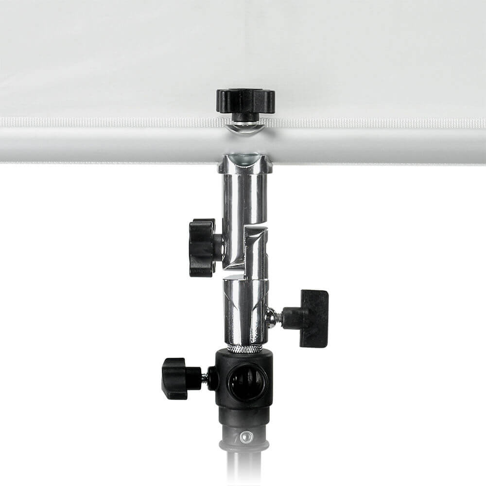 35.4x35.4 Inch Foldable Scrim Diffuser Panel with C Stand - Professional Photography Lighting Equipment for Studio, Portrait & Video Shooting