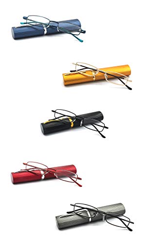 5pk-black, Gold, Gunmetal, Navy Blue and Wine Red