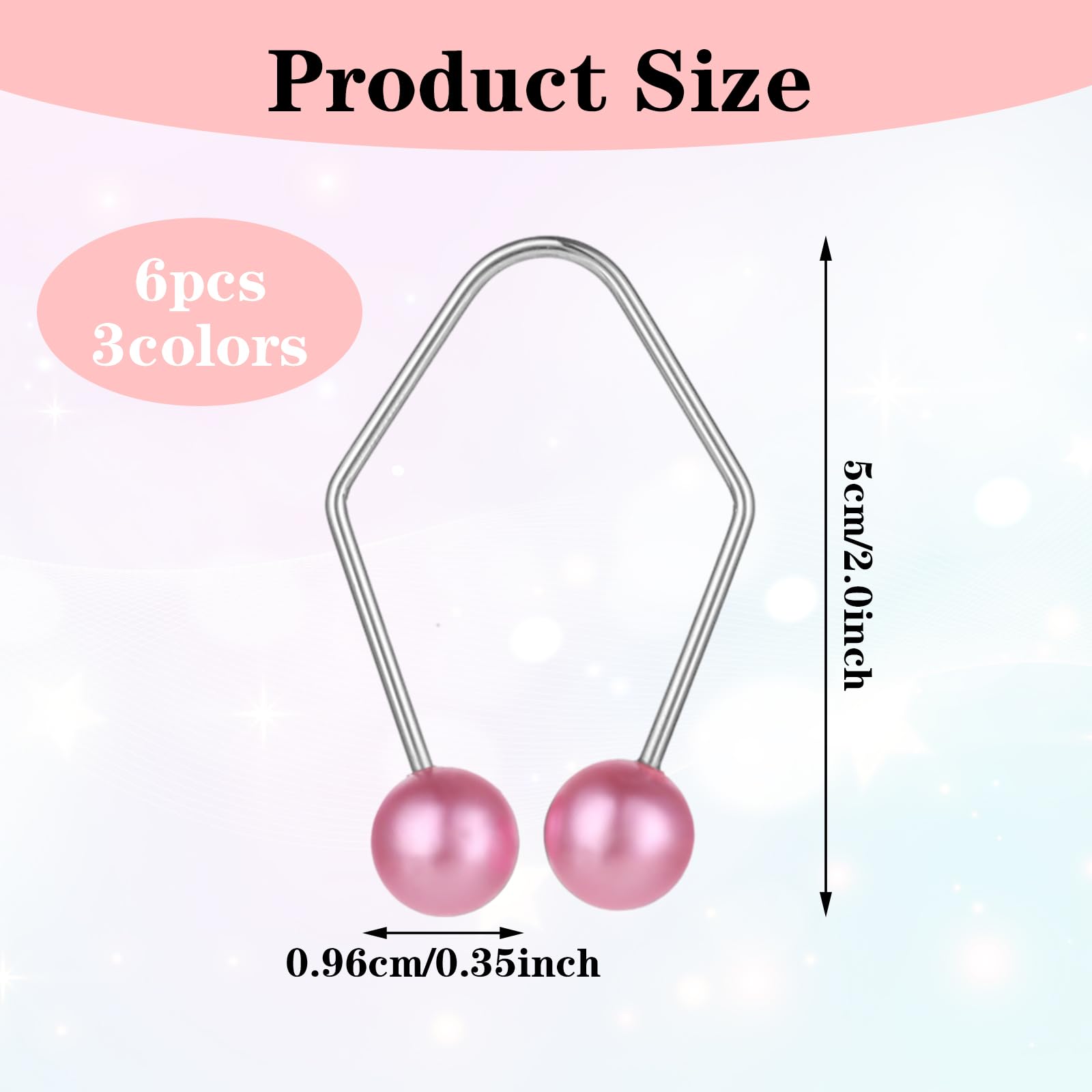 Prasacco 6-Piece Dimple Maker Kit for Cheeks - Portable Face Dimple Trainer Tool to Develop Natural Dimples - Perfect Gift for Women & Men (White, Pink, Green) - Great for Cosplay, Selfie Poses & Beauty Enhancement