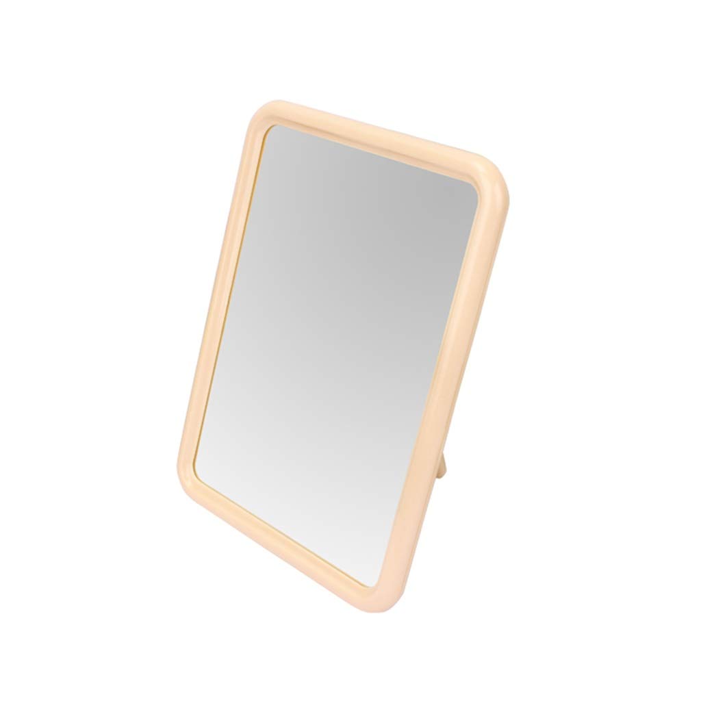 Bright Rectangle Foldable Portable Makeup Mirror - 18.5x14.5cm HD Travel Mirror for Bathroom, Dorm & On-the-Go | Perfect for Makeup, Shaving & Personal Grooming