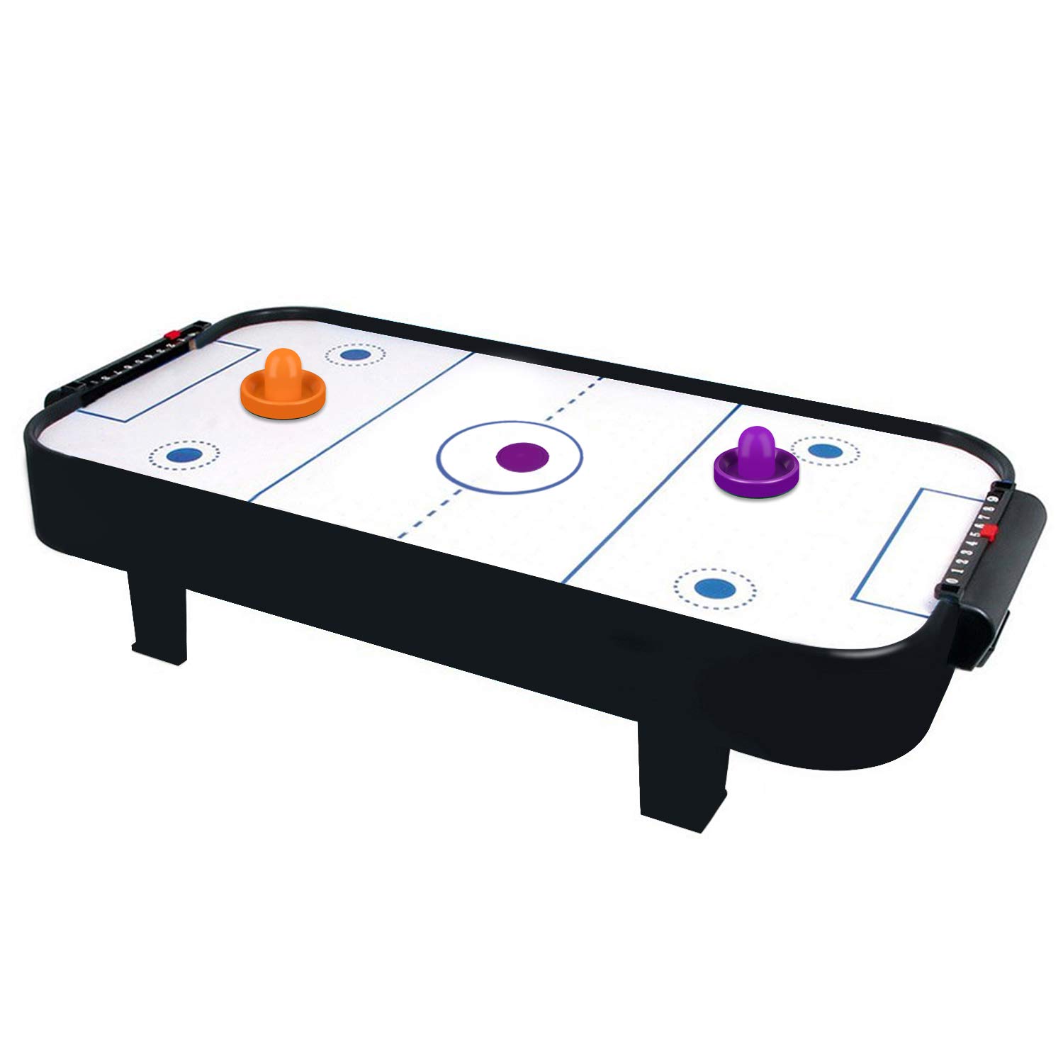 Air Hockey Set - 4 Strikers & 4 Pucks for Game Tables - Perfect for Home Arcade & Game Rooms