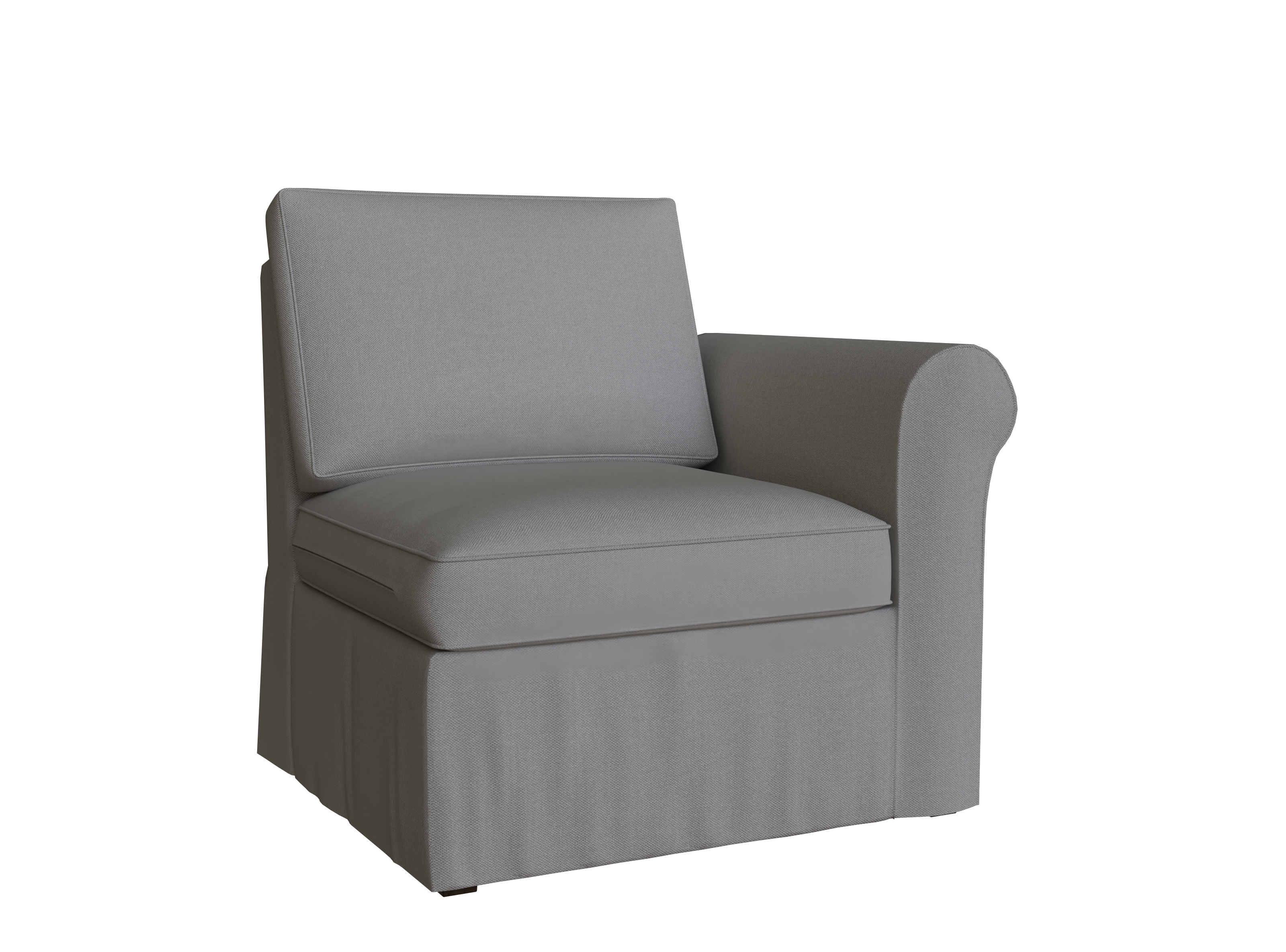 PB Cameron Roll Arm Right Arm Chair Cover - Slipcover for Sectional Sofa Components | Perfect for Living Room, Bedroom & Home Decor