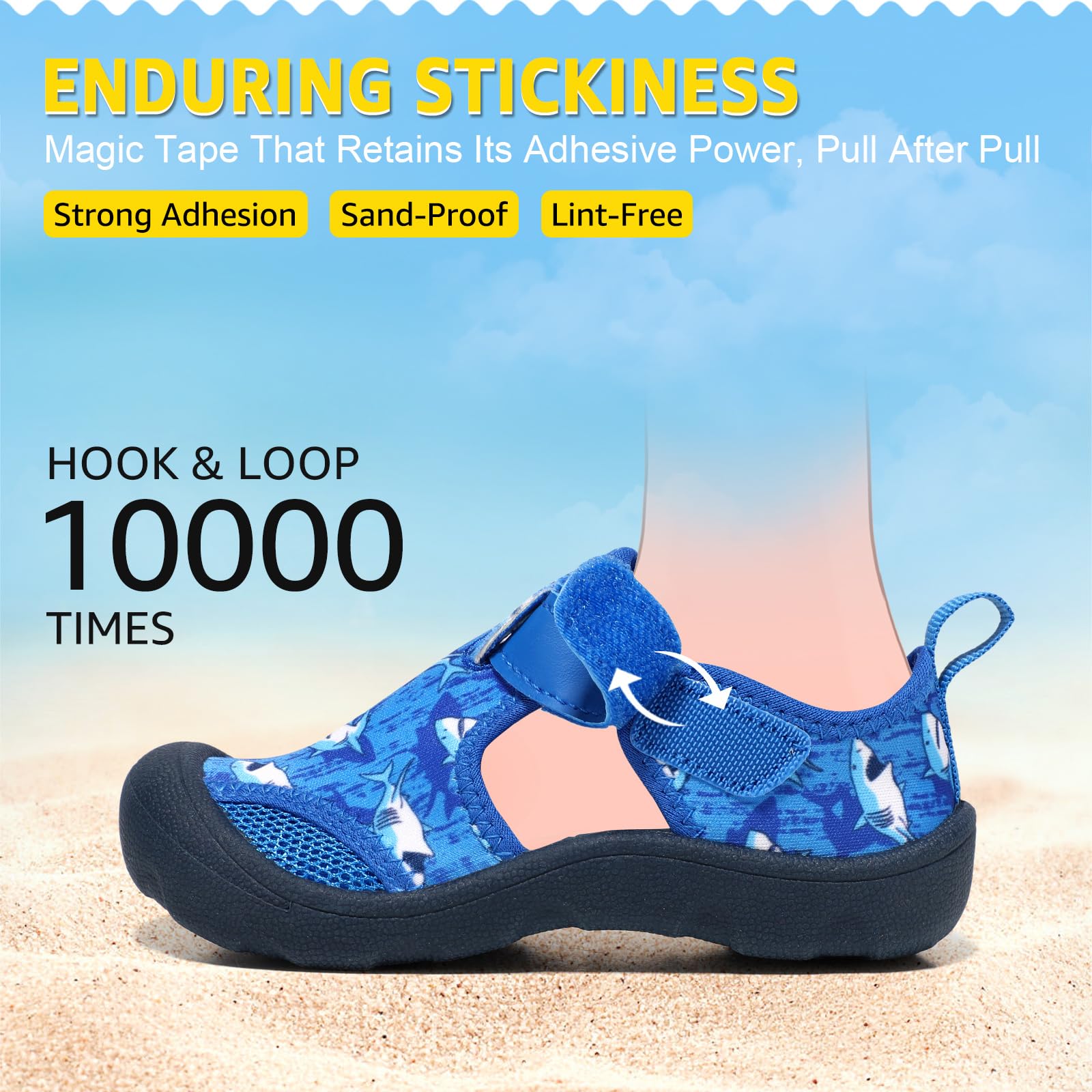 Best Toddler Water Shoes for Boys & Girls - Quick-Dry Non-Slip Beach Swim Shoes for Pool, Ocean & Water Play - Lightweight Aqua Socks for Summer Activities