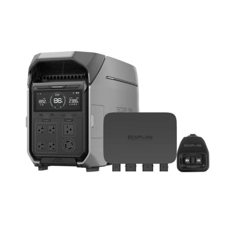 EcoFlow DELTA PRO 3 Portable Power Station 4096Wh 4000W with Solar Panel Bundle Option - 5 Year Warranty | Emergency Backup, RV Camping, Off-Grid Living & Home Power Outage Solution