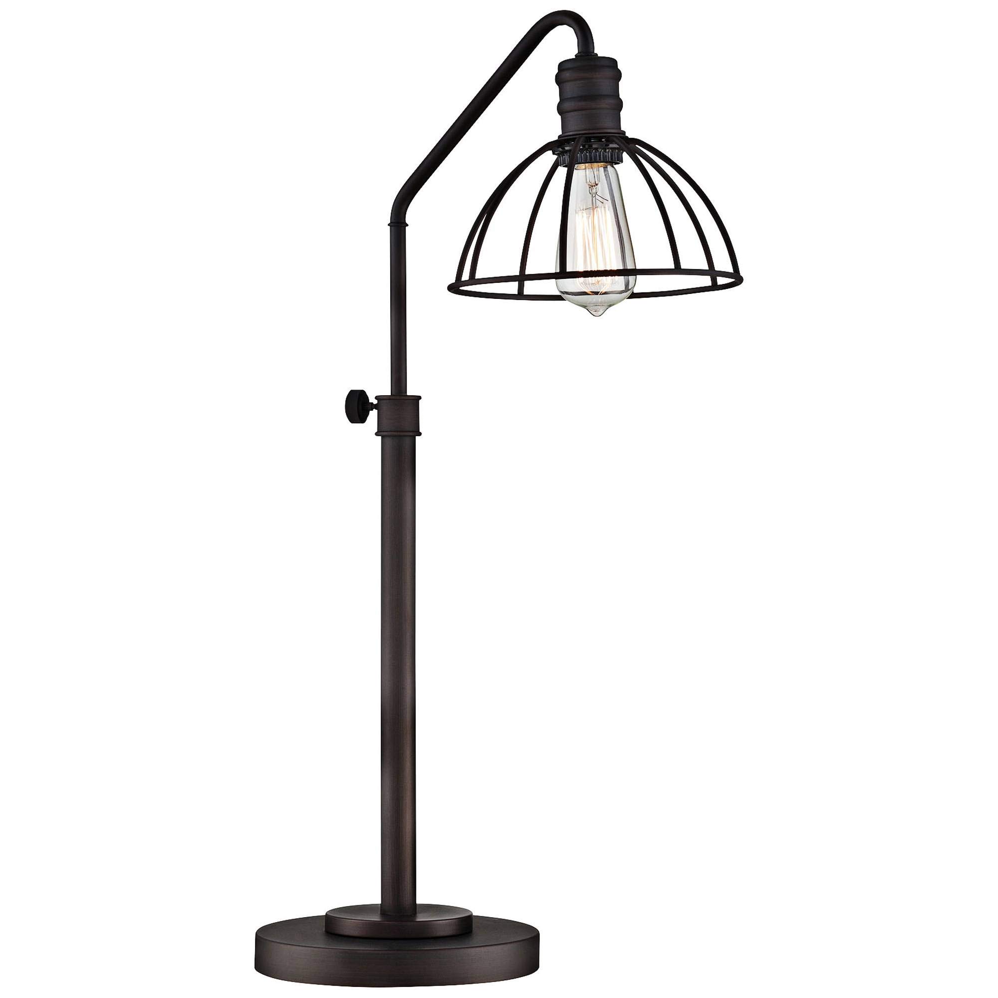 Lite Source Gaius Table Lamp - Modern LED Desk Lamp with Adjustable Brightness & Color Temperature for Home Office, Bedroom, or Study Room Lighting