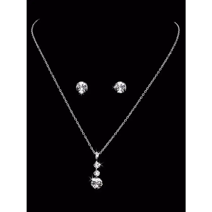 Elegant Bridal Necklace Set NL2251 - Wedding Jewelry for Bride, Bridesmaids & Special Occasions - Perfect for Weddings, Anniversaries & Formal Events