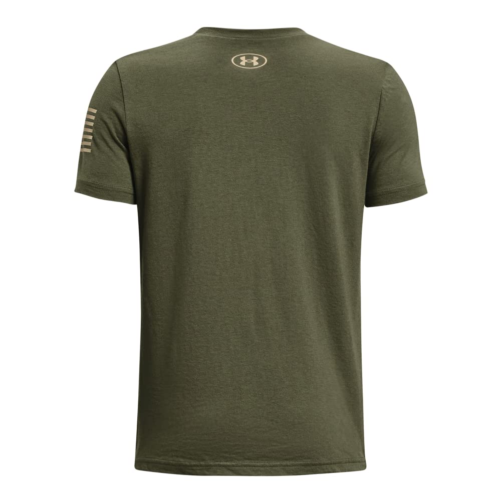 Under Armour Boys' Freedom Logo T-Shirt - Breathable Cotton Tee for Active Kids | Perfect for Sports, School & Everyday Wear