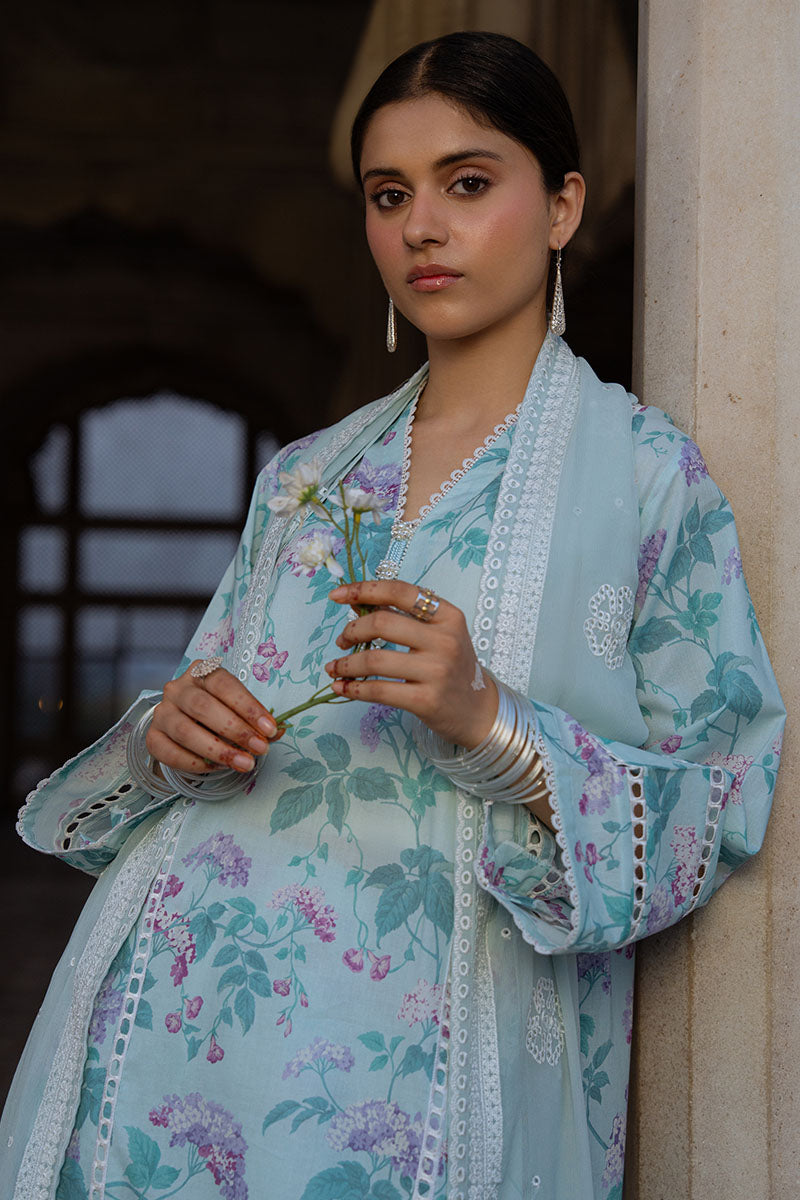 Stylish MINT GLAMOUR 3-Piece Printed Lawn Suit Set for Women | Breathable Summer Outfit | Perfect for Casual Wear, Parties & Special Occasions